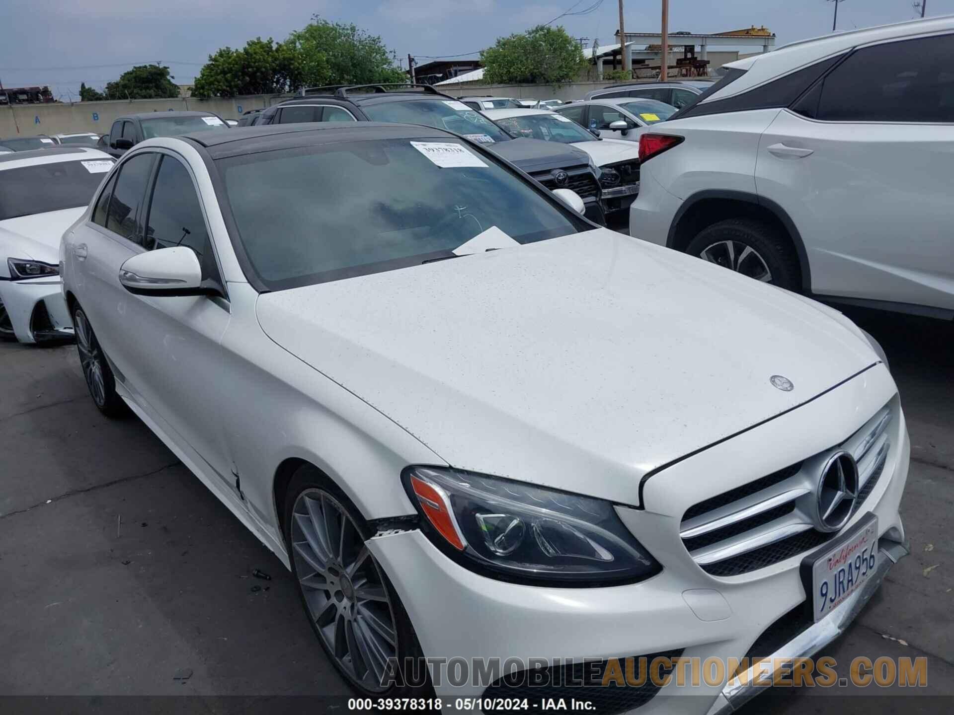 55SWF4JB3FU085716 MERCEDES-BENZ C 300 2015