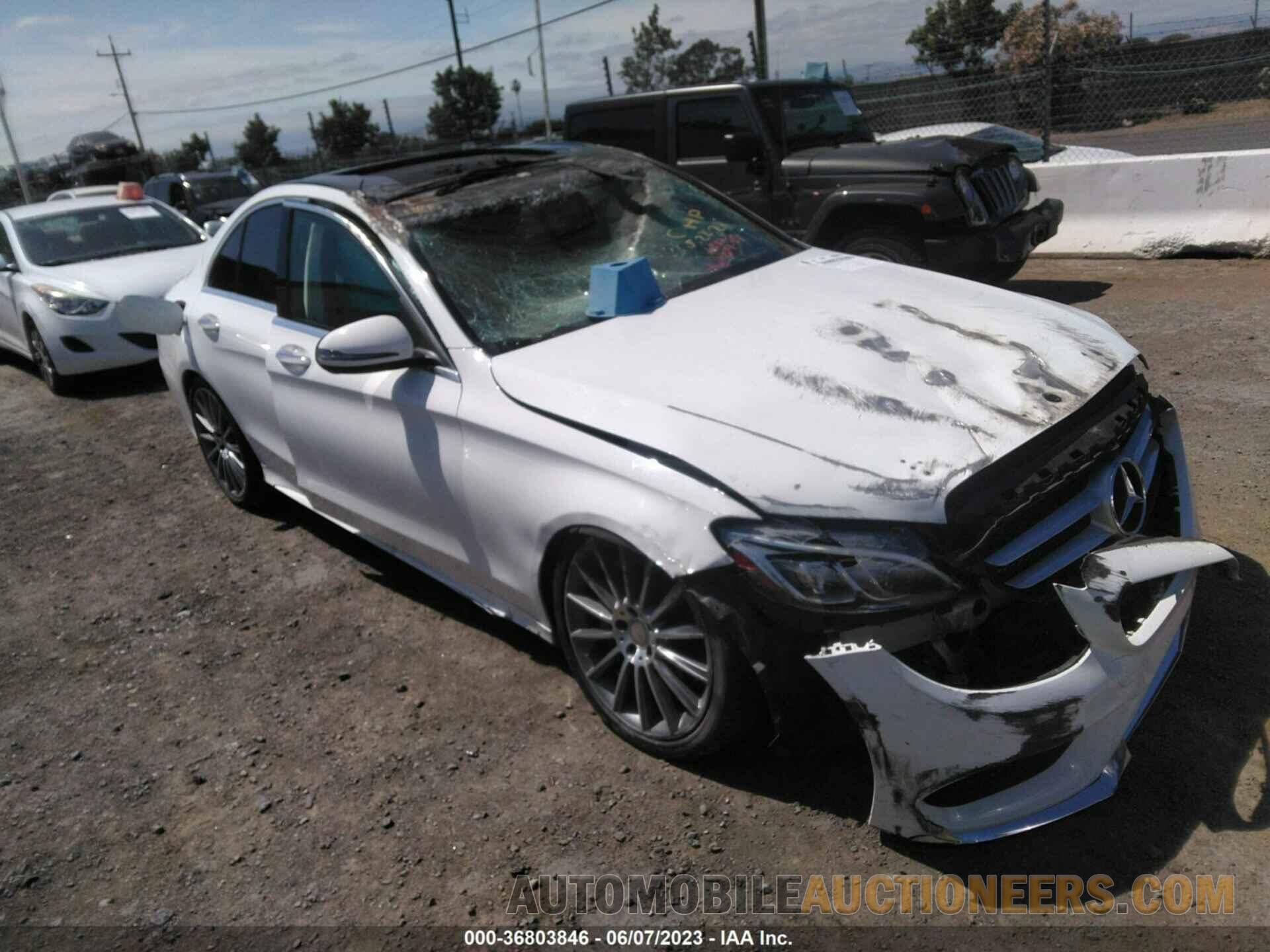 55SWF4JB3GU124161 MERCEDES-BENZ C-CLASS 2016