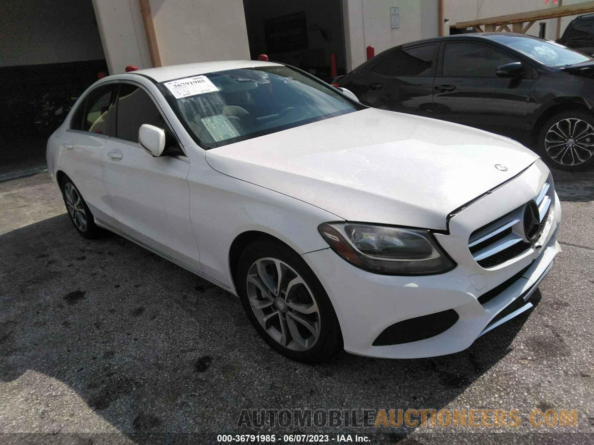 55SWF4JB3GU124743 MERCEDES-BENZ C-CLASS 2016