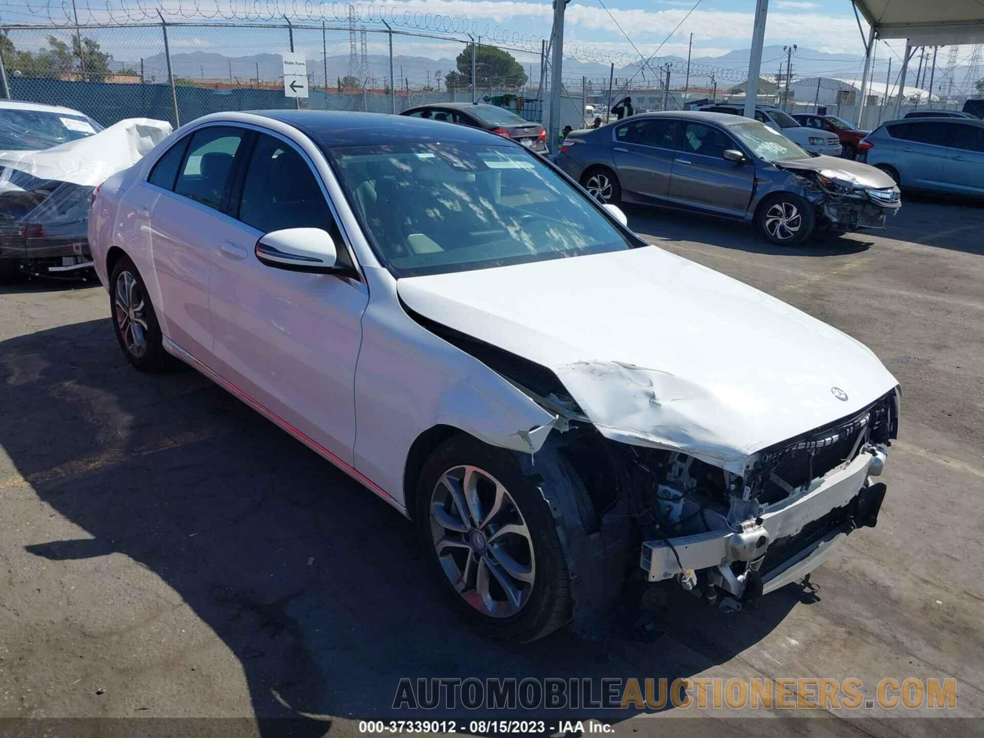 55SWF4JB3GU126525 MERCEDES-BENZ C-CLASS 2016