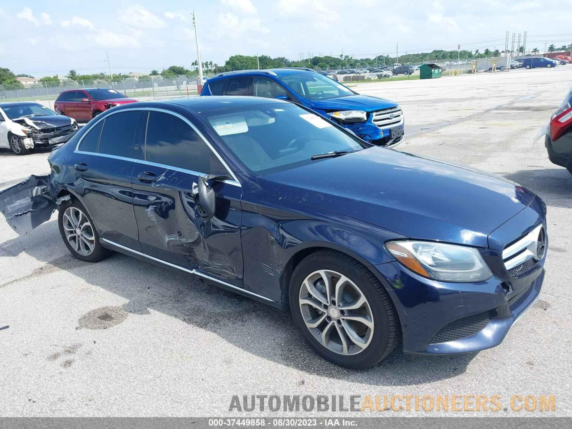 55SWF4JB3GU166135 MERCEDES-BENZ C-CLASS 2016