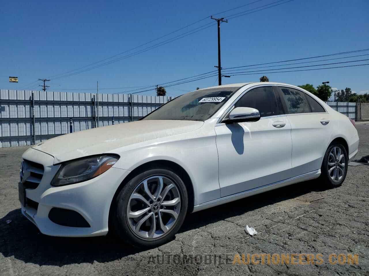 55SWF4JB3HU222303 MERCEDES-BENZ C-CLASS 2017