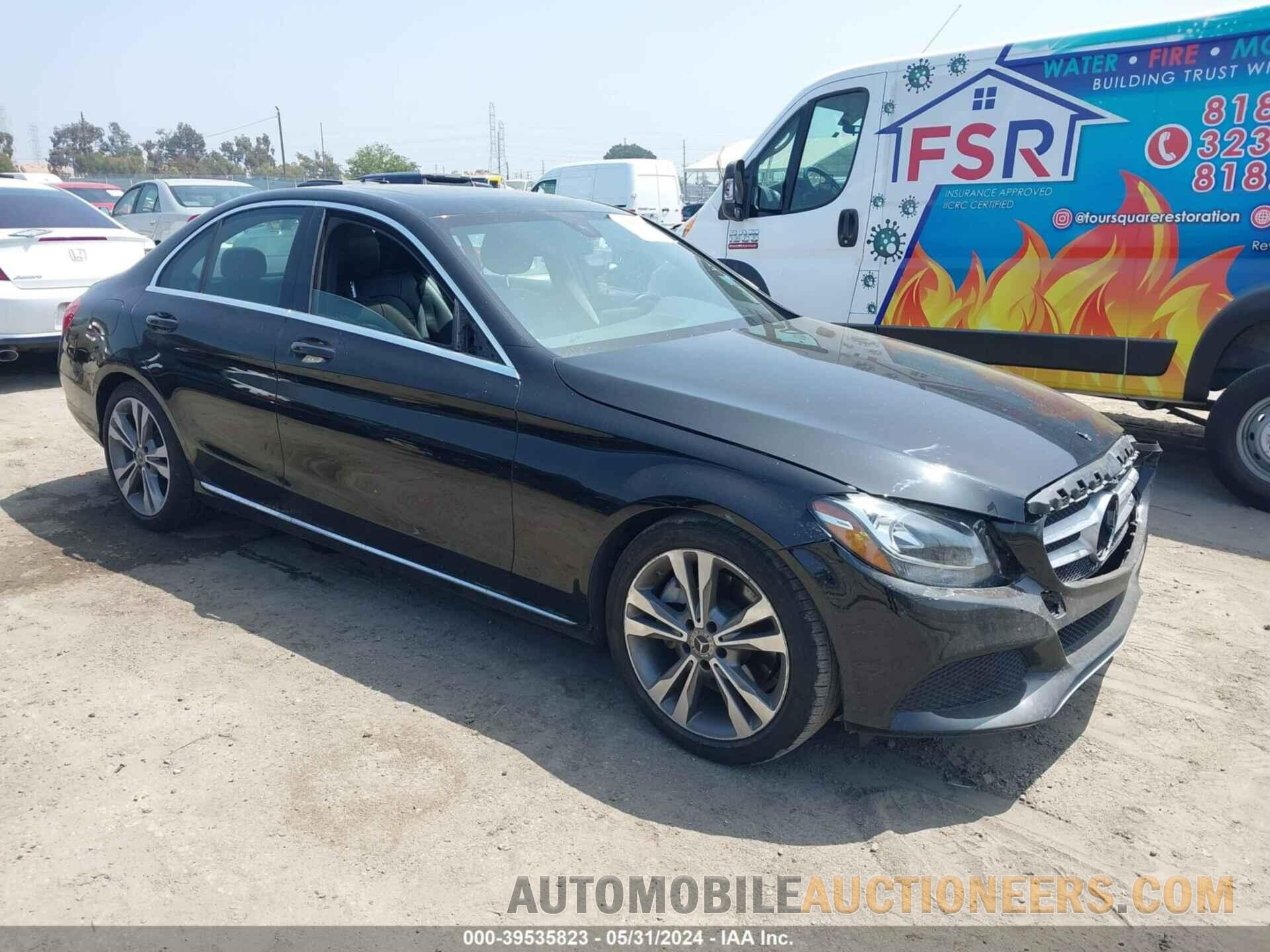 55SWF4JB3JU246235 MERCEDES-BENZ C 300 2018