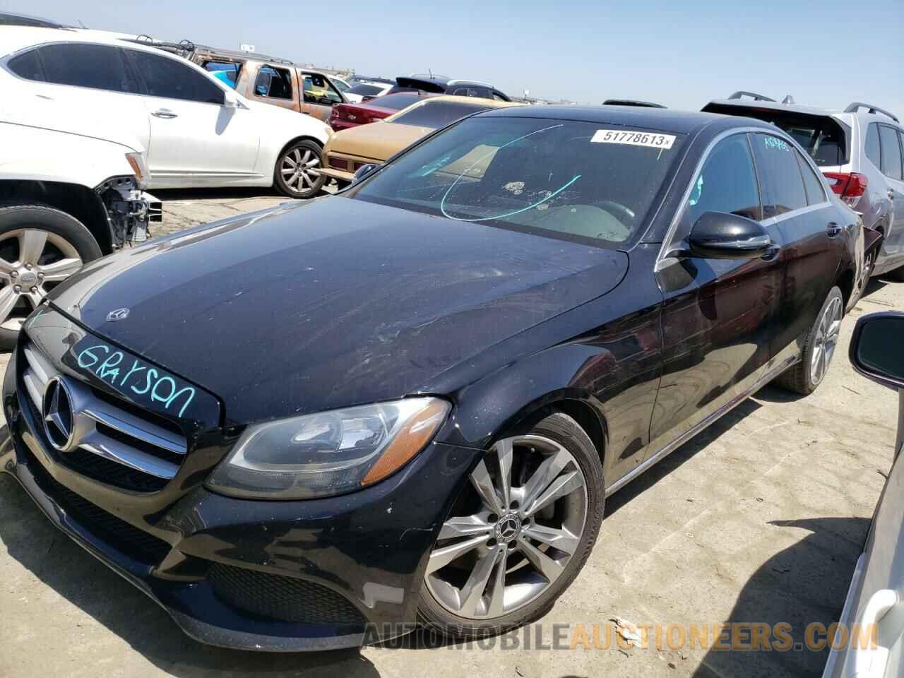 55SWF4JB3JU250513 MERCEDES-BENZ C-CLASS 2018