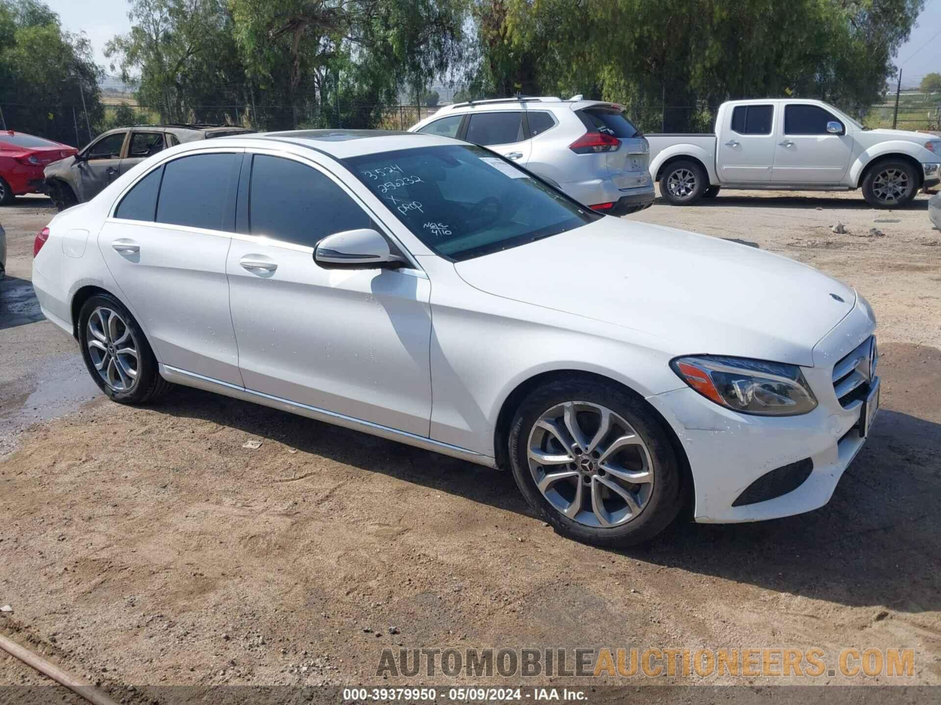 55SWF4JB3JU256232 MERCEDES-BENZ C 2018