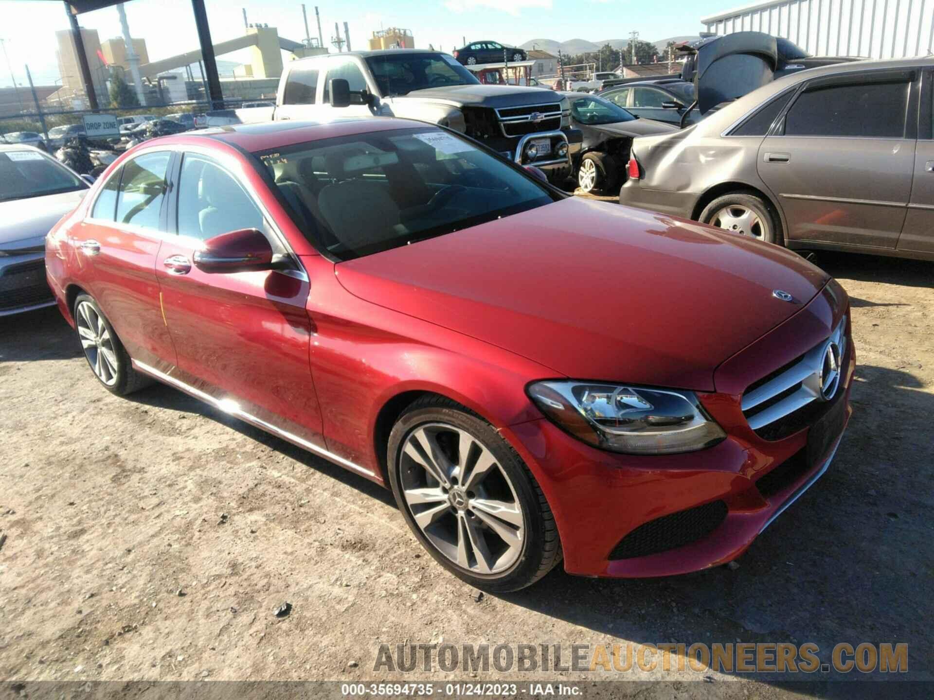 55SWF4JB3JU263780 MERCEDES-BENZ C-CLASS 2018