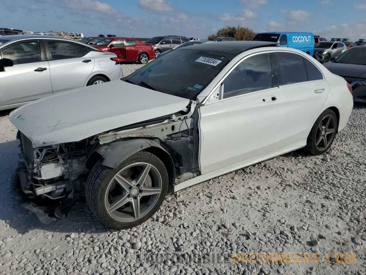 55SWF4JB4FU043555 MERCEDES-BENZ C-CLASS 2015