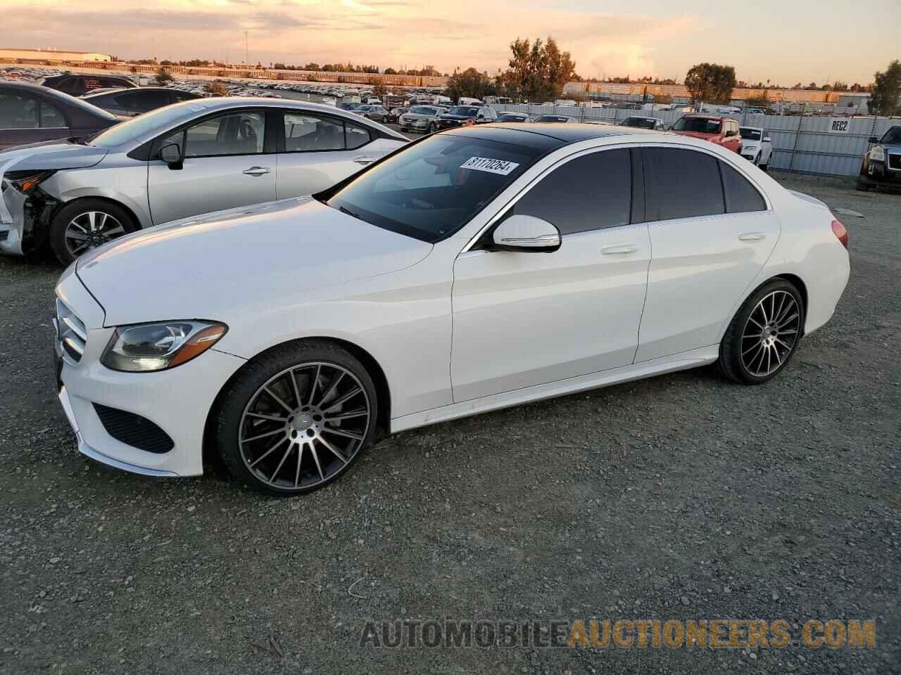 55SWF4JB4FU056905 MERCEDES-BENZ C-CLASS 2015