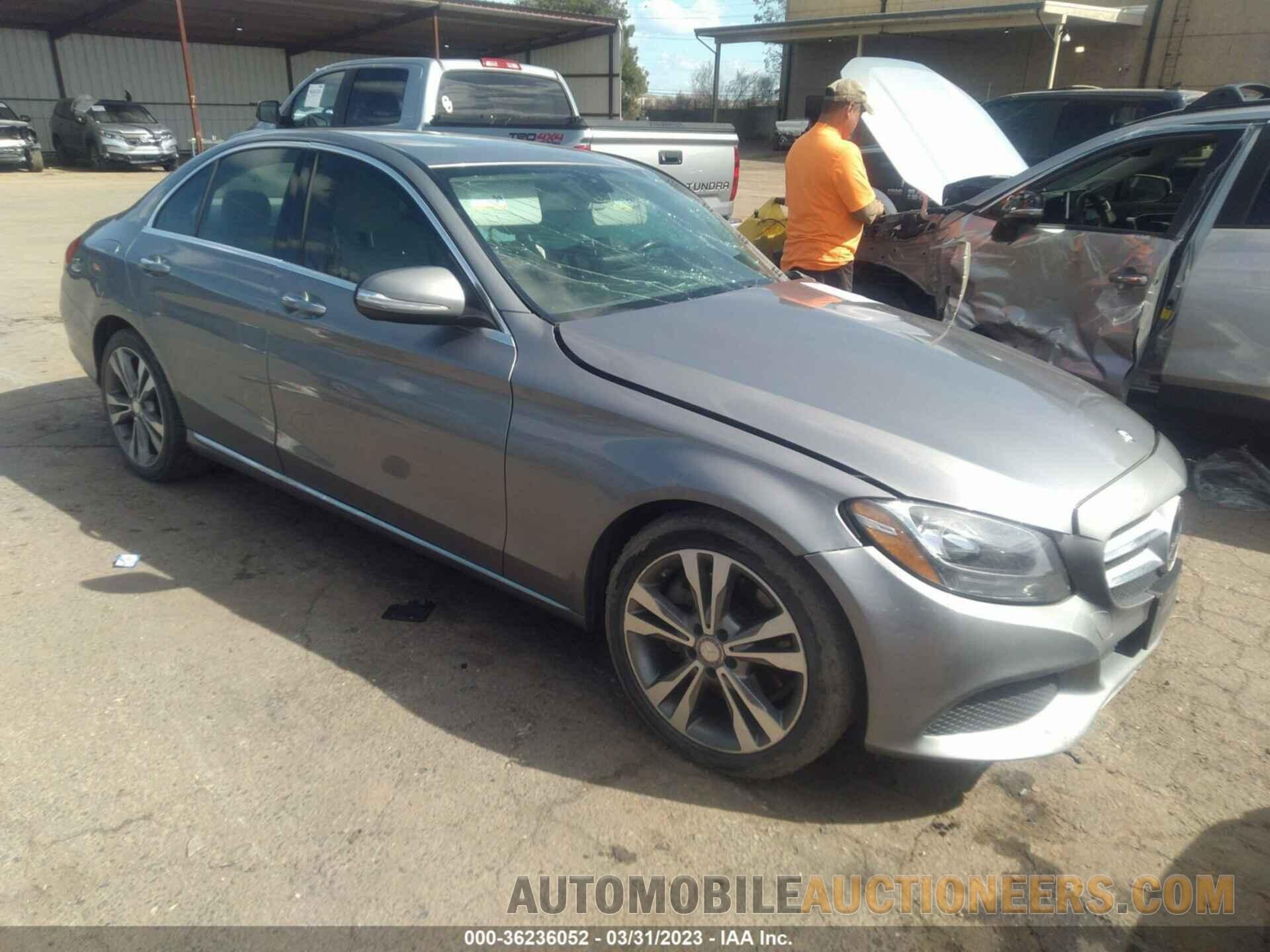 55SWF4JB4FU070593 MERCEDES-BENZ C-CLASS 2015