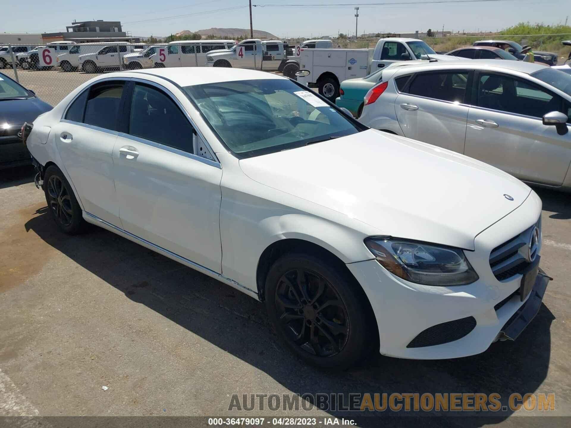 55SWF4JB4GU127117 MERCEDES-BENZ C-CLASS 2016