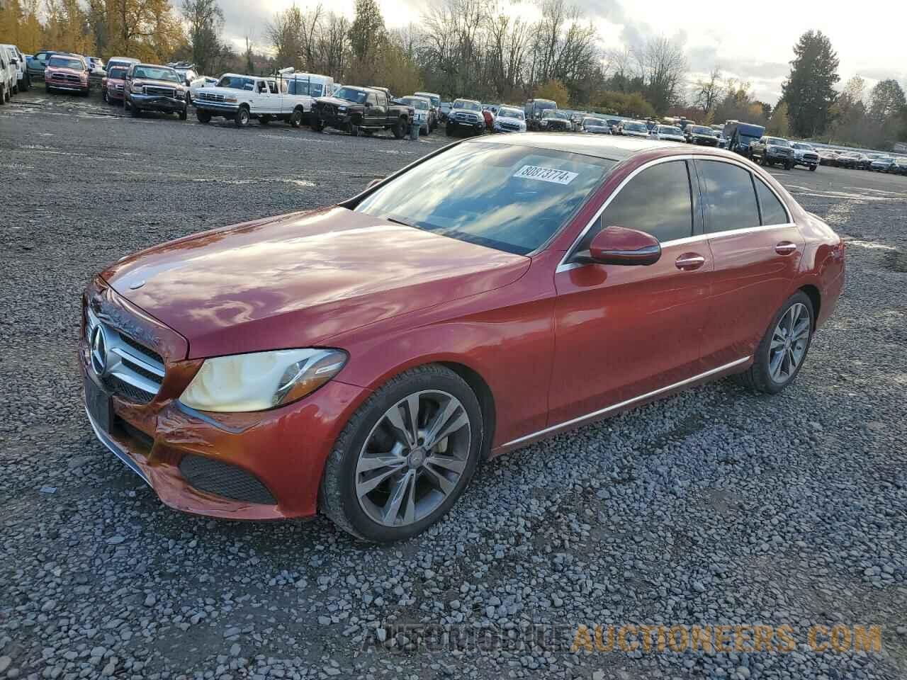 55SWF4JB4GU129787 MERCEDES-BENZ C-CLASS 2016