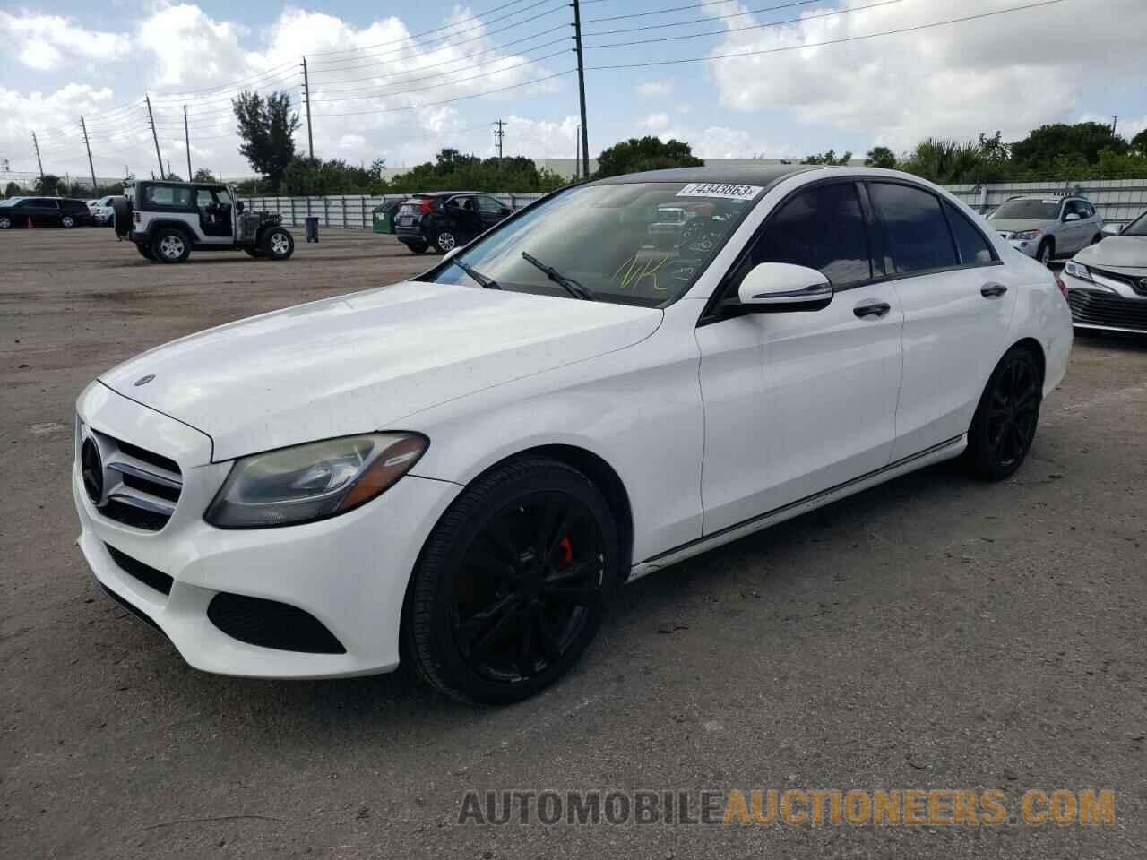 55SWF4JB4GU158903 MERCEDES-BENZ C-CLASS 2016