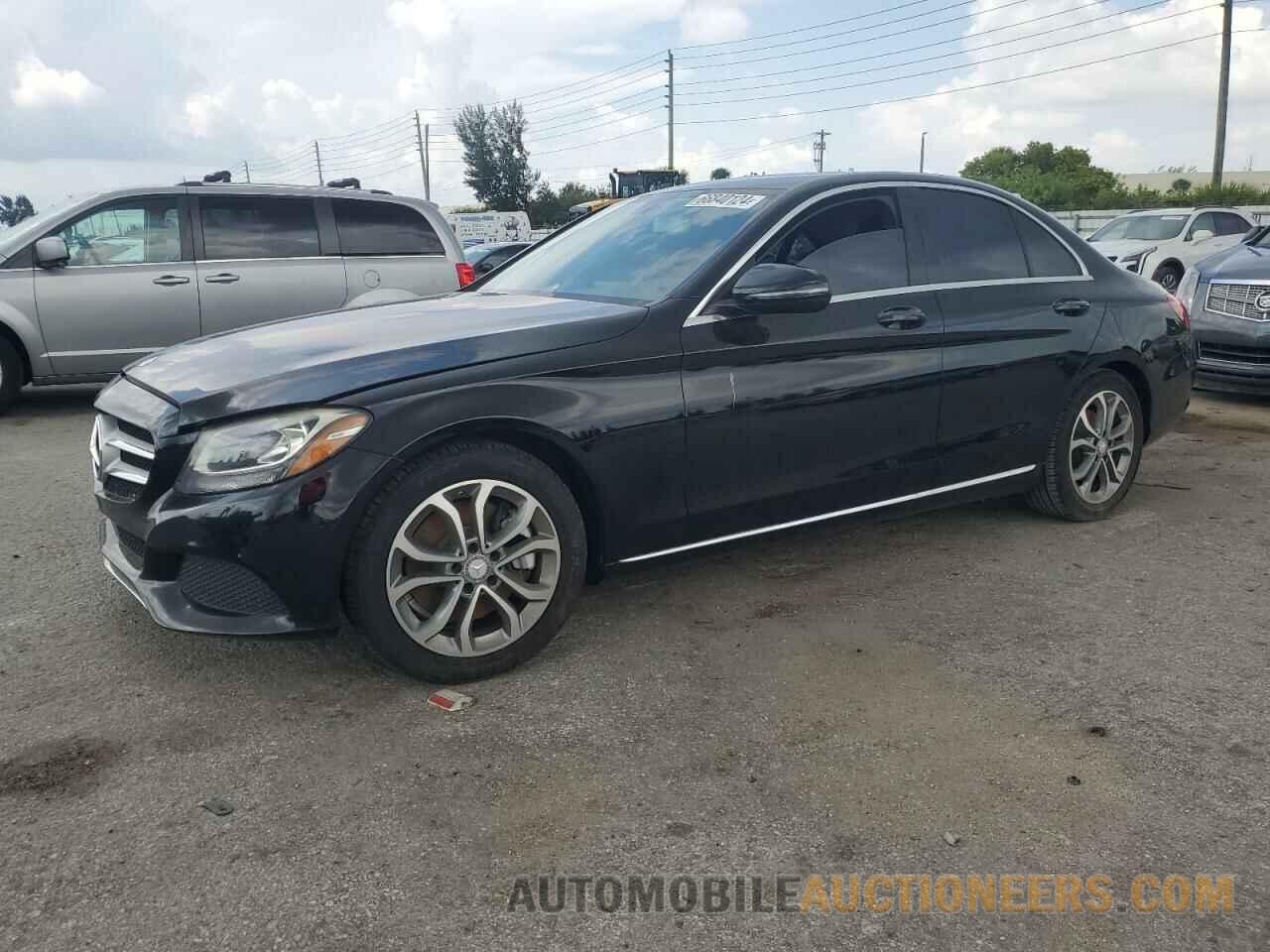 55SWF4JB4GU161784 MERCEDES-BENZ C-CLASS 2016