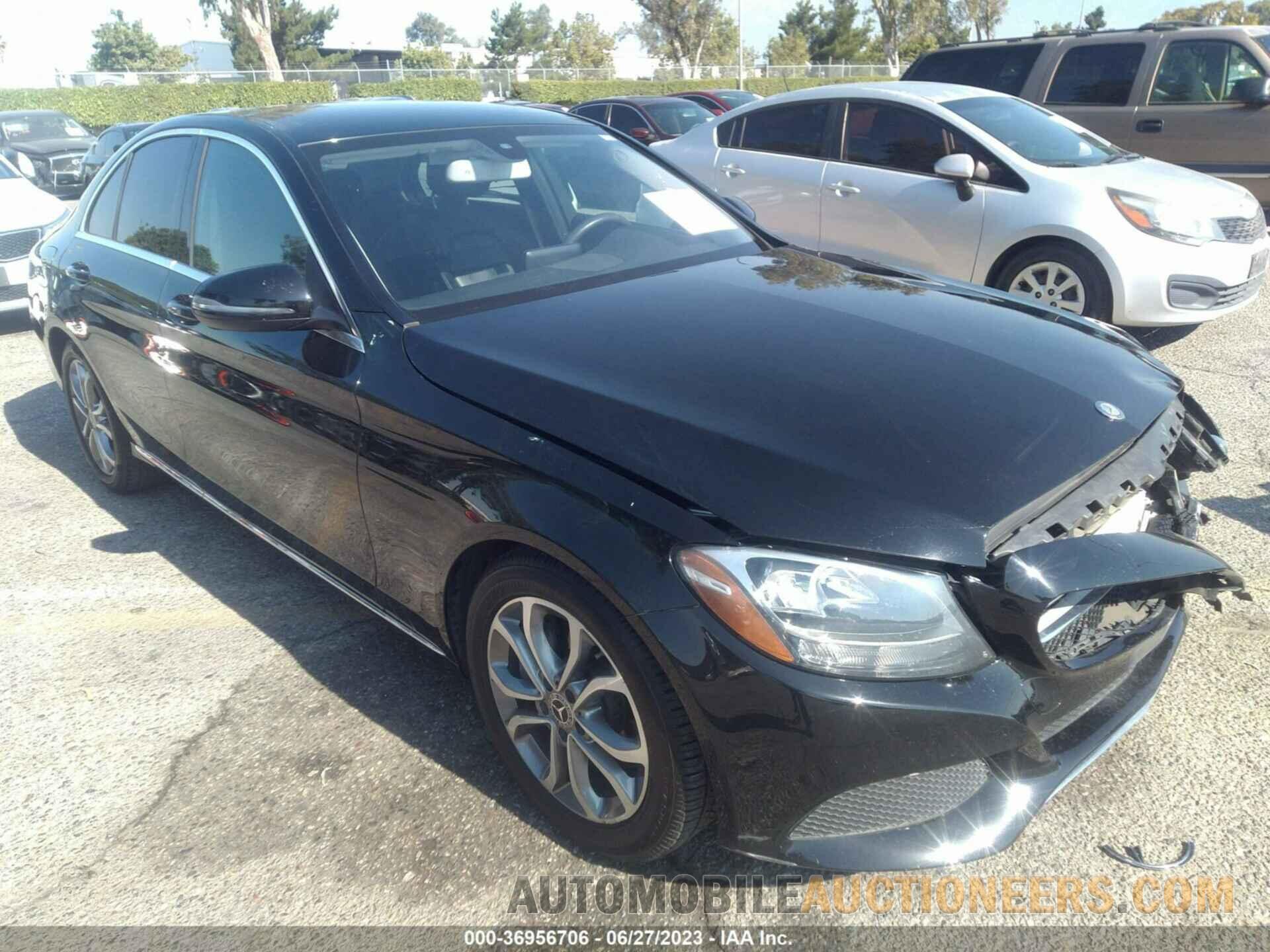 55SWF4JB4HU220592 MERCEDES-BENZ C-CLASS 2017