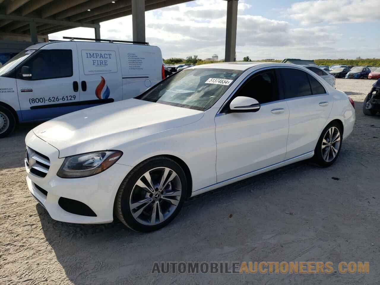 55SWF4JB4JU236393 MERCEDES-BENZ C-CLASS 2018