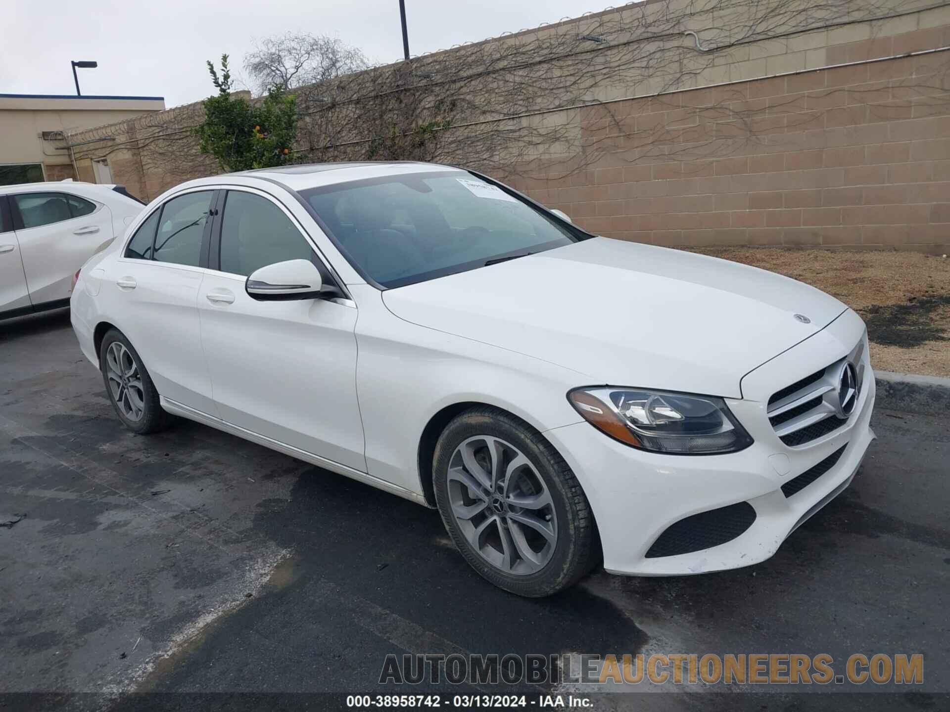 55SWF4JB4JU236846 MERCEDES-BENZ C 300 2018