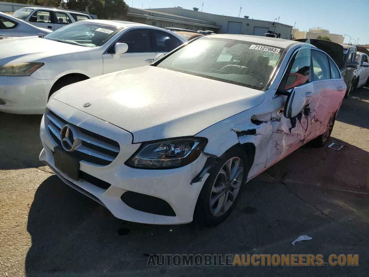 55SWF4JB4JU259009 MERCEDES-BENZ C-CLASS 2018