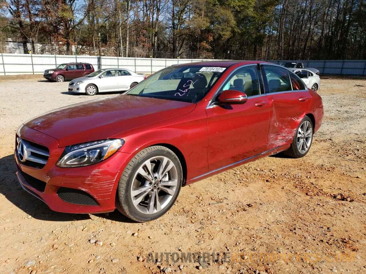 55SWF4JB4JU265277 MERCEDES-BENZ C-CLASS 2018