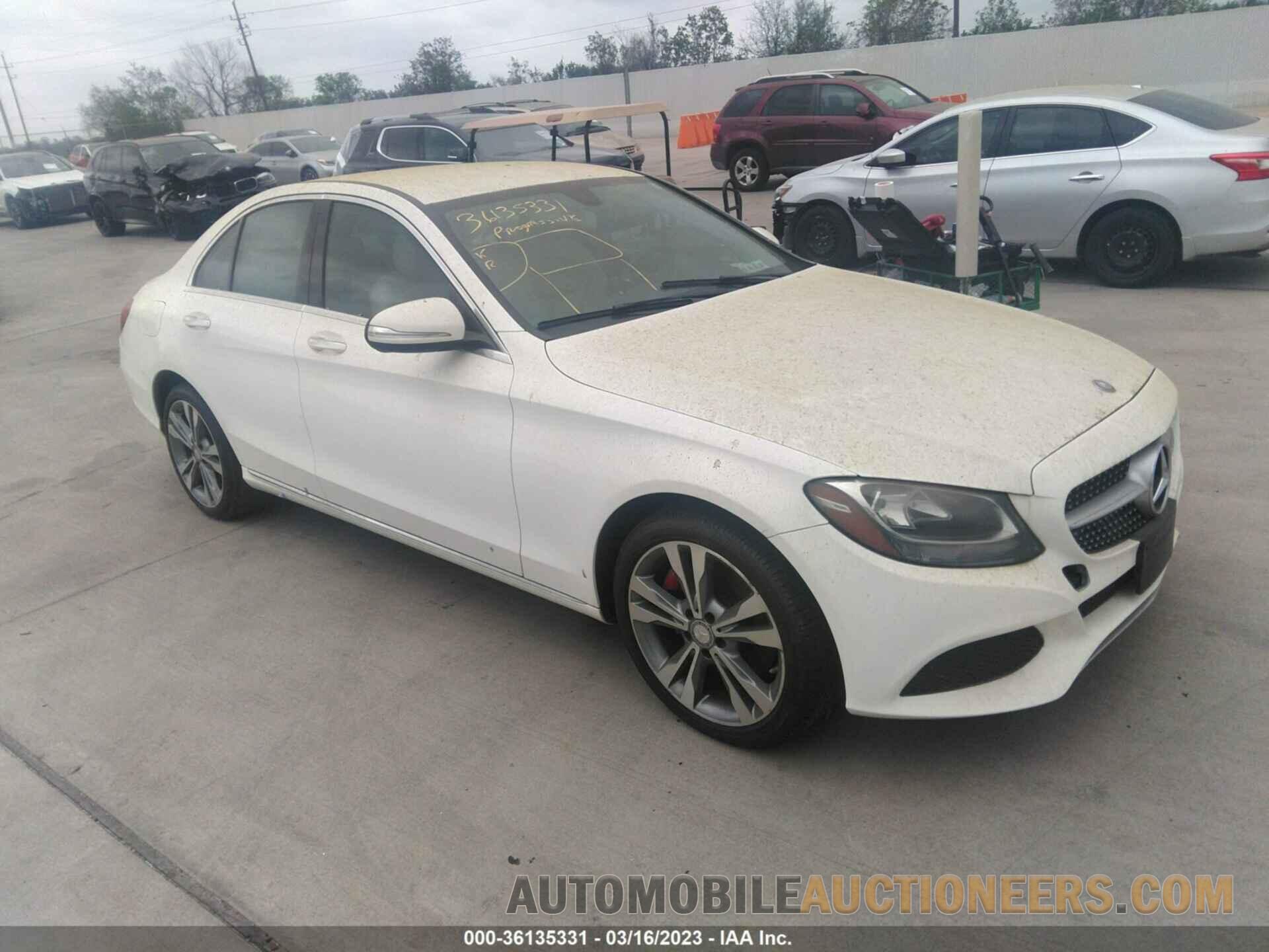 55SWF4JB5FU052233 MERCEDES-BENZ C-CLASS 2015