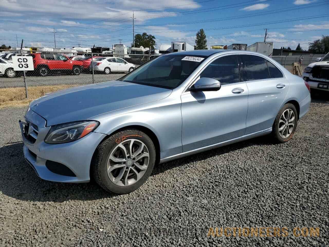 55SWF4JB5FU061238 MERCEDES-BENZ C-CLASS 2015