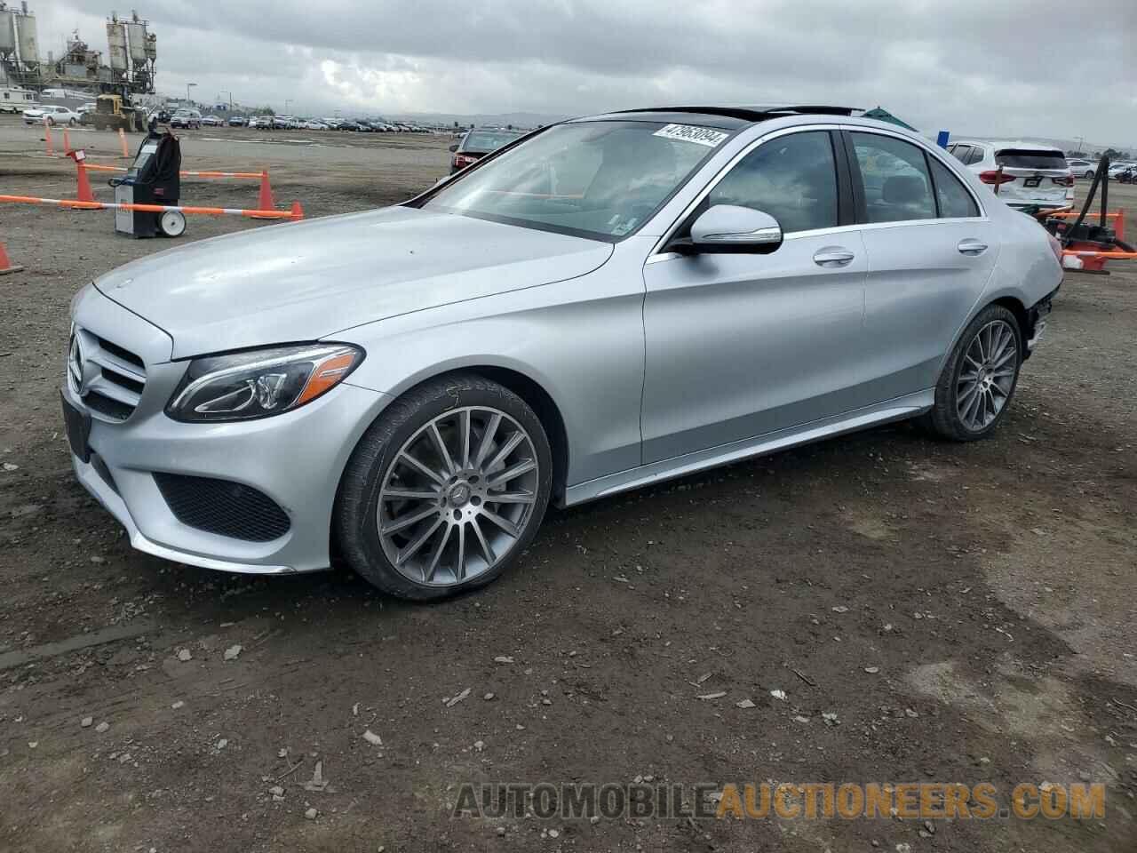 55SWF4JB5FU076595 MERCEDES-BENZ C-CLASS 2015