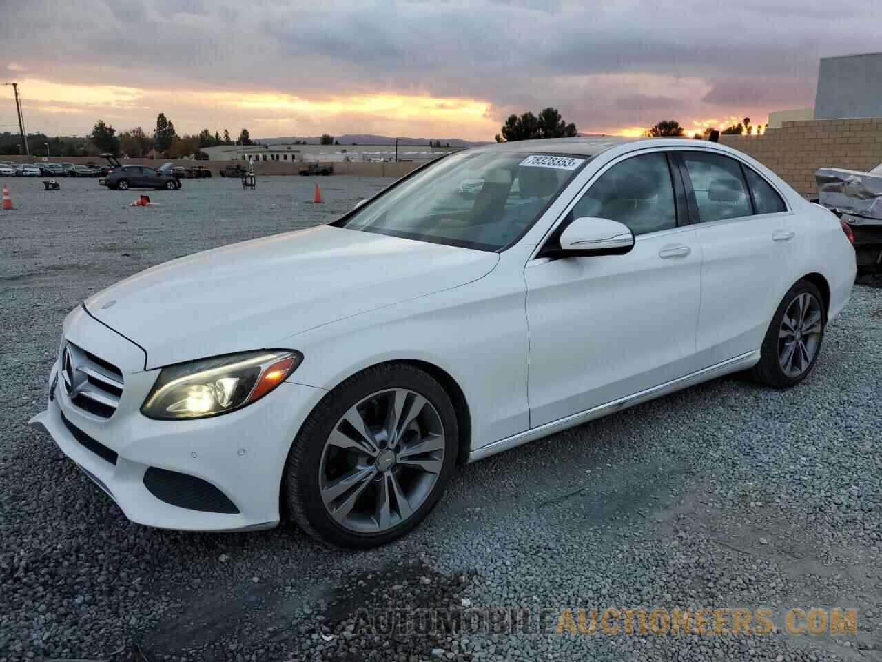 55SWF4JB5FU085796 MERCEDES-BENZ C-CLASS 2015