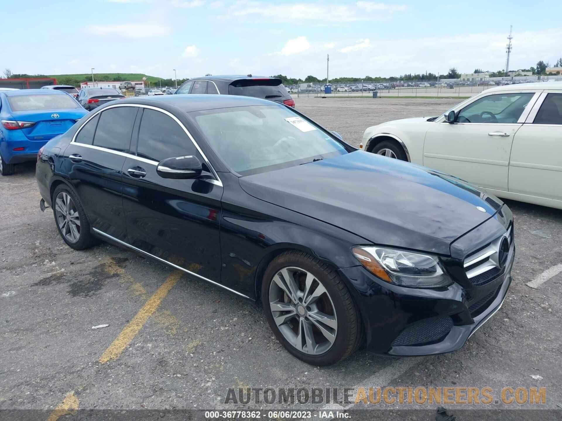 55SWF4JB5FU086480 MERCEDES-BENZ C-CLASS 2015