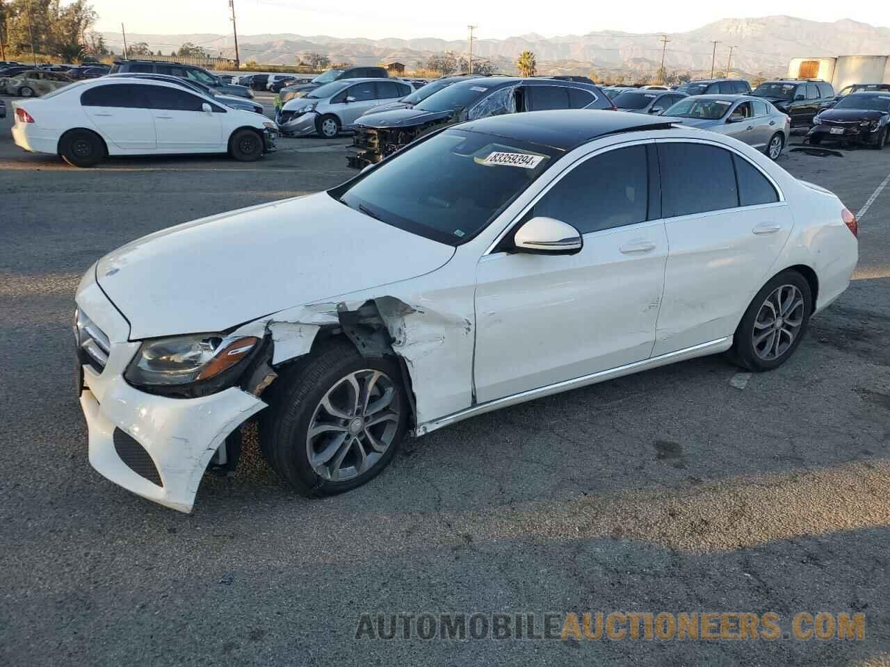 55SWF4JB5GU129555 MERCEDES-BENZ C-CLASS 2016