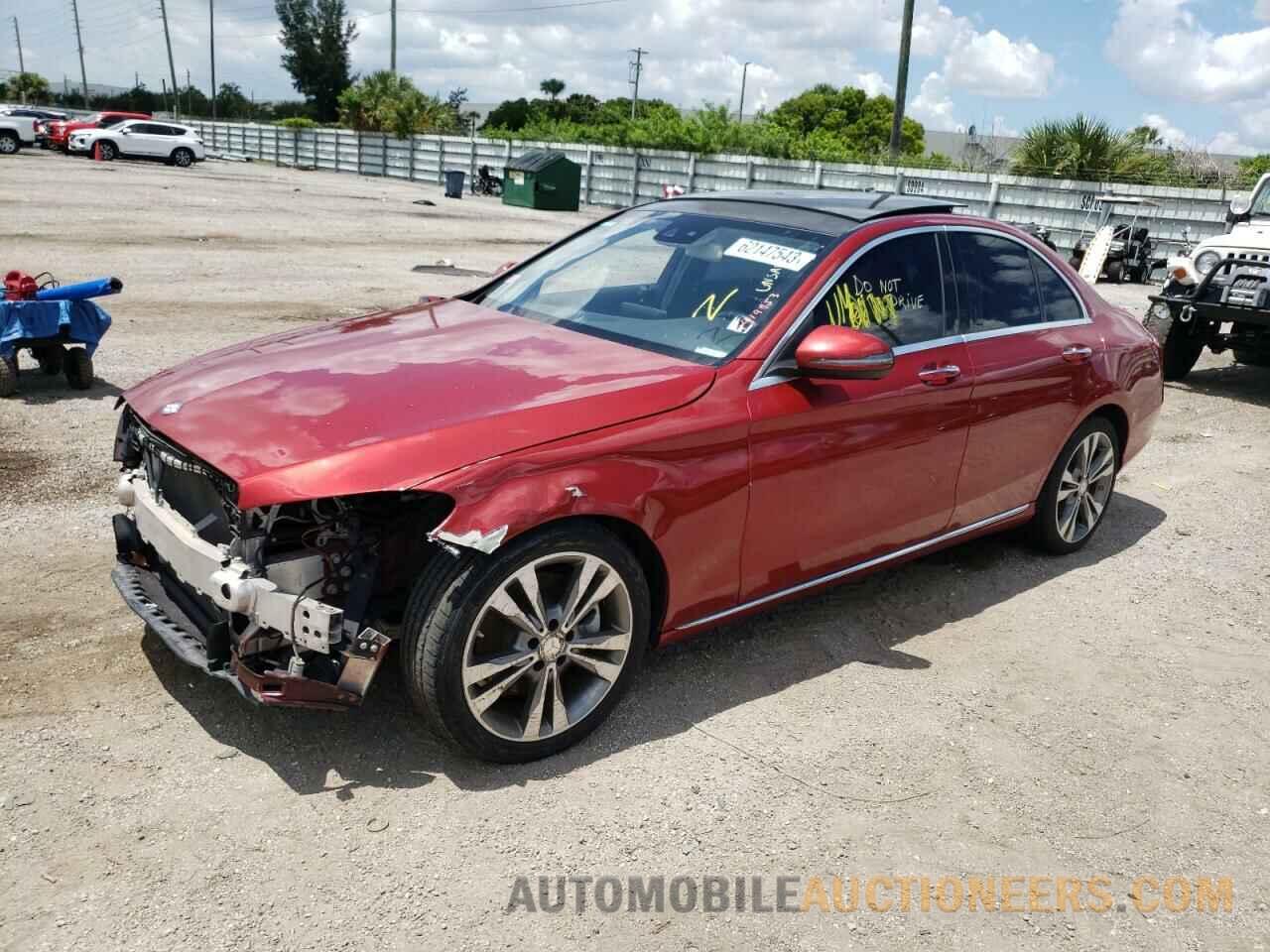 55SWF4JB5GU146288 MERCEDES-BENZ C-CLASS 2016