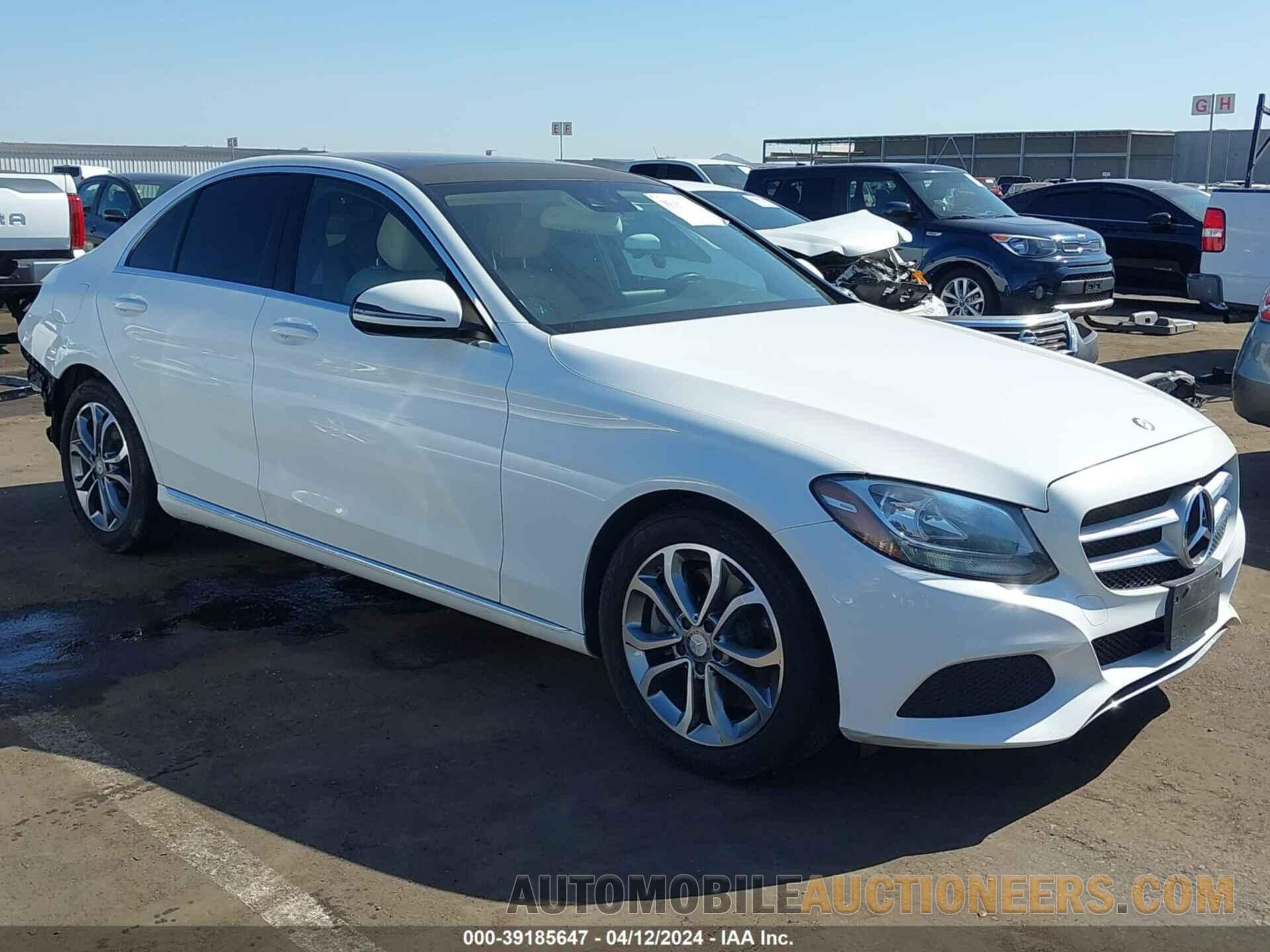 55SWF4JB5GU152835 MERCEDES-BENZ C 300 2016