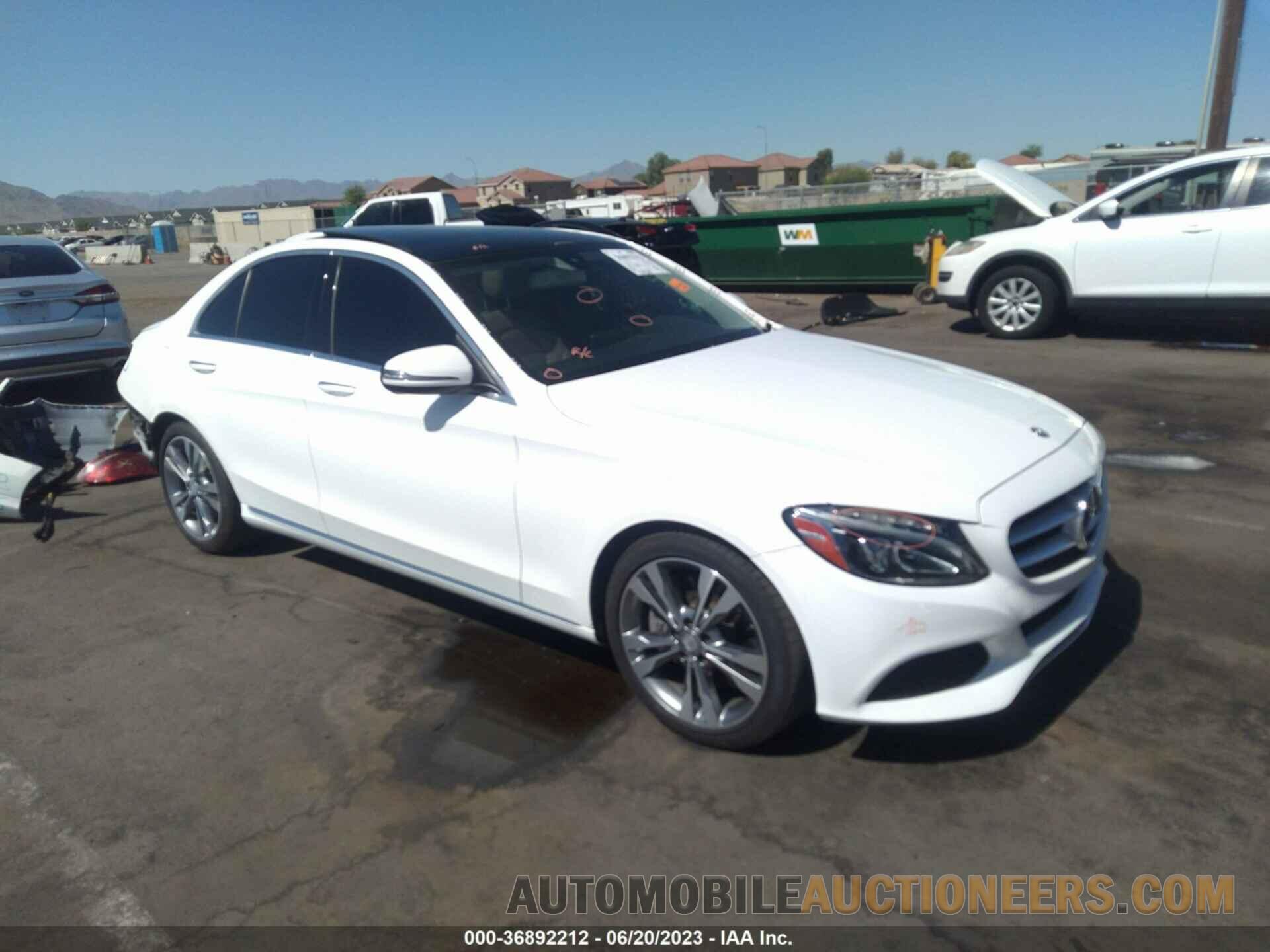 55SWF4JB5GU177198 MERCEDES-BENZ C-CLASS 2016