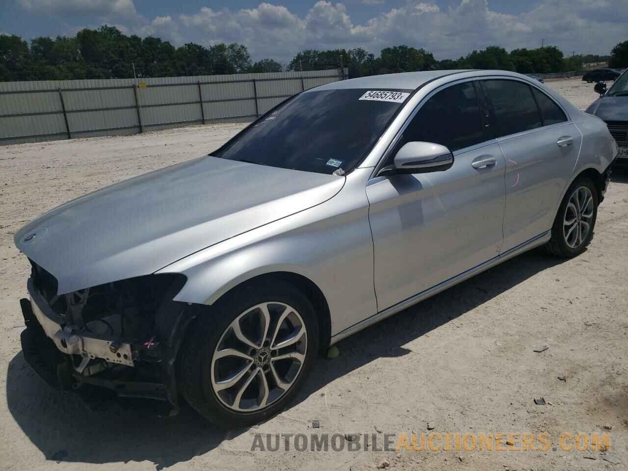 55SWF4JB5HU217541 MERCEDES-BENZ C-CLASS 2017