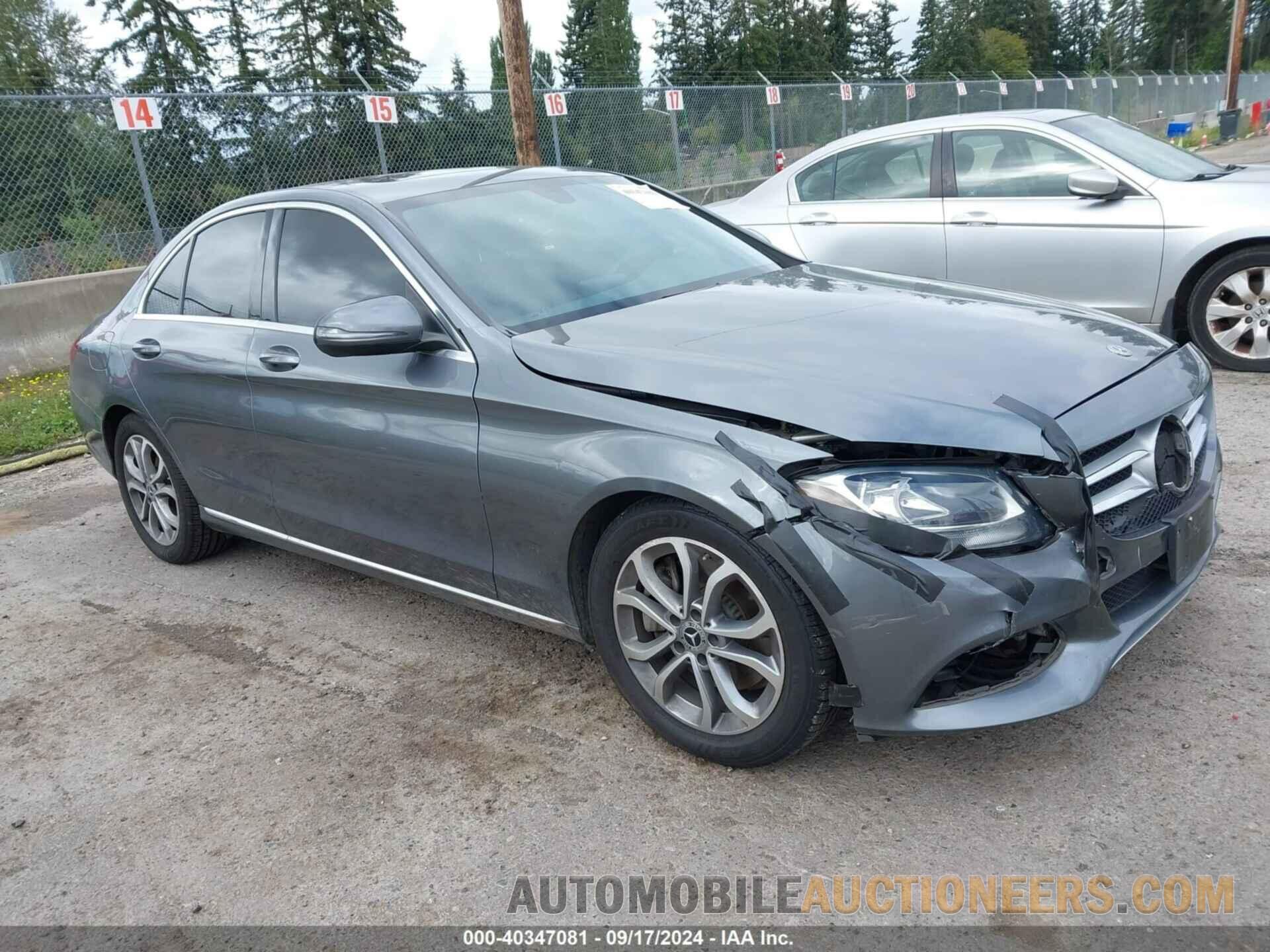 55SWF4JB5JU237665 MERCEDES-BENZ C 300 2018