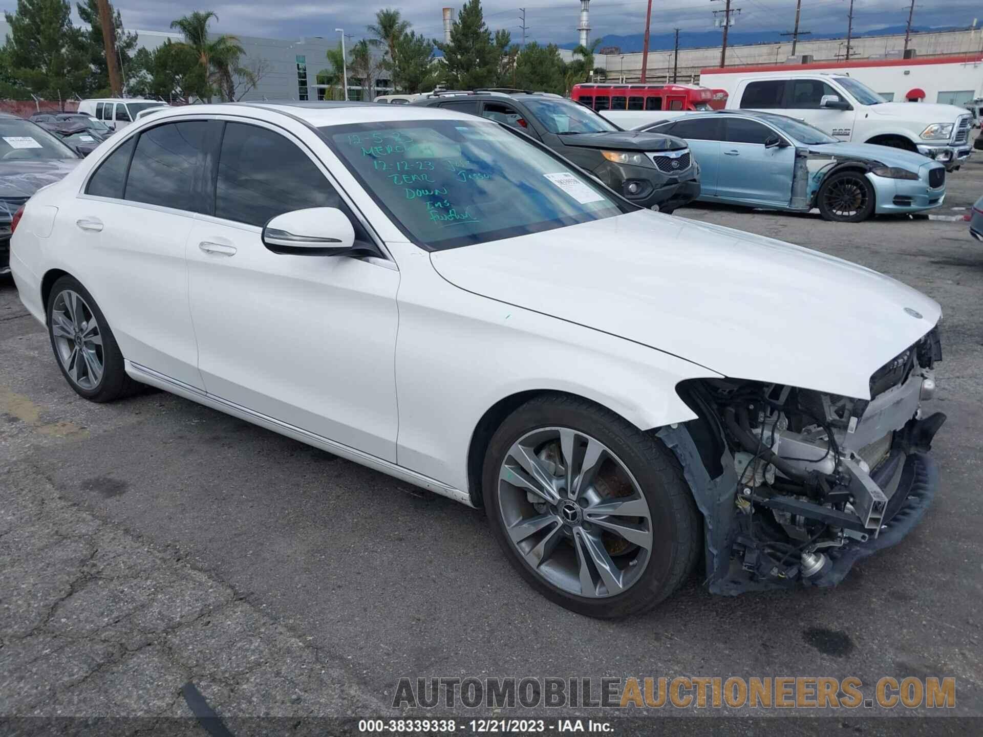 55SWF4JB5JU277406 MERCEDES-BENZ C 2018