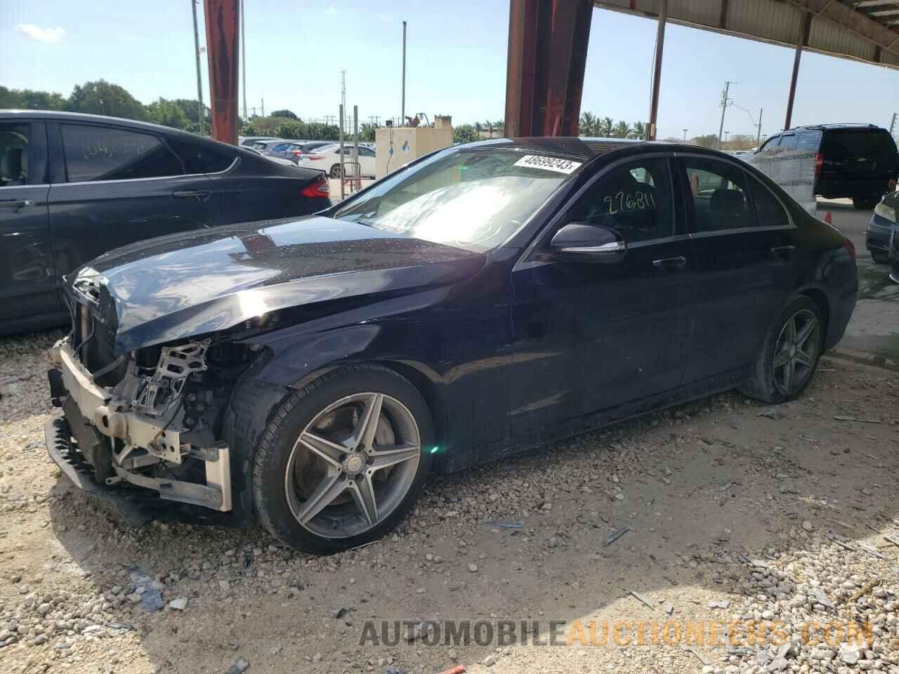 55SWF4JB6FU045744 MERCEDES-BENZ C-CLASS 2015