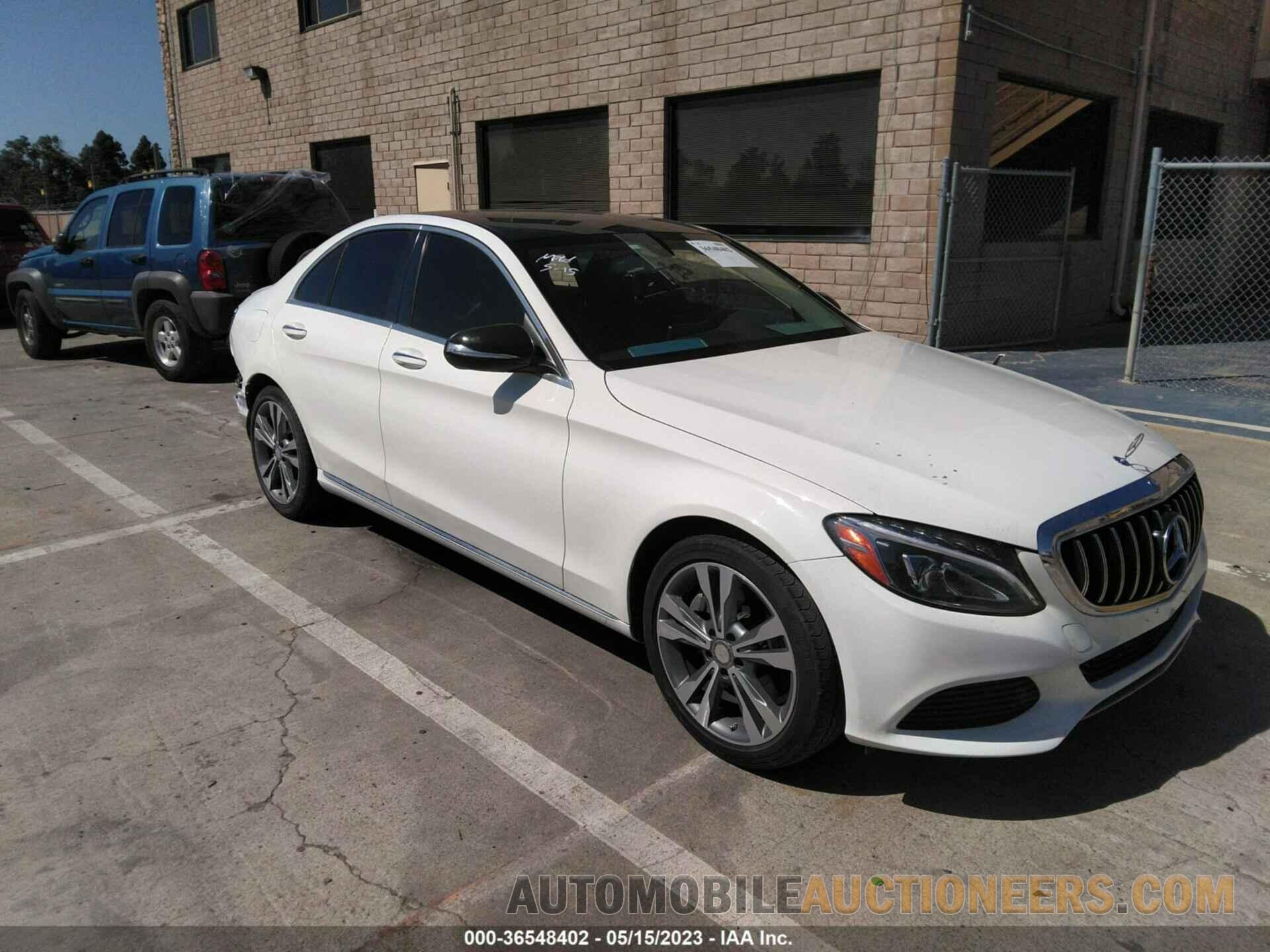 55SWF4JB6FU064231 MERCEDES-BENZ C-CLASS 2015