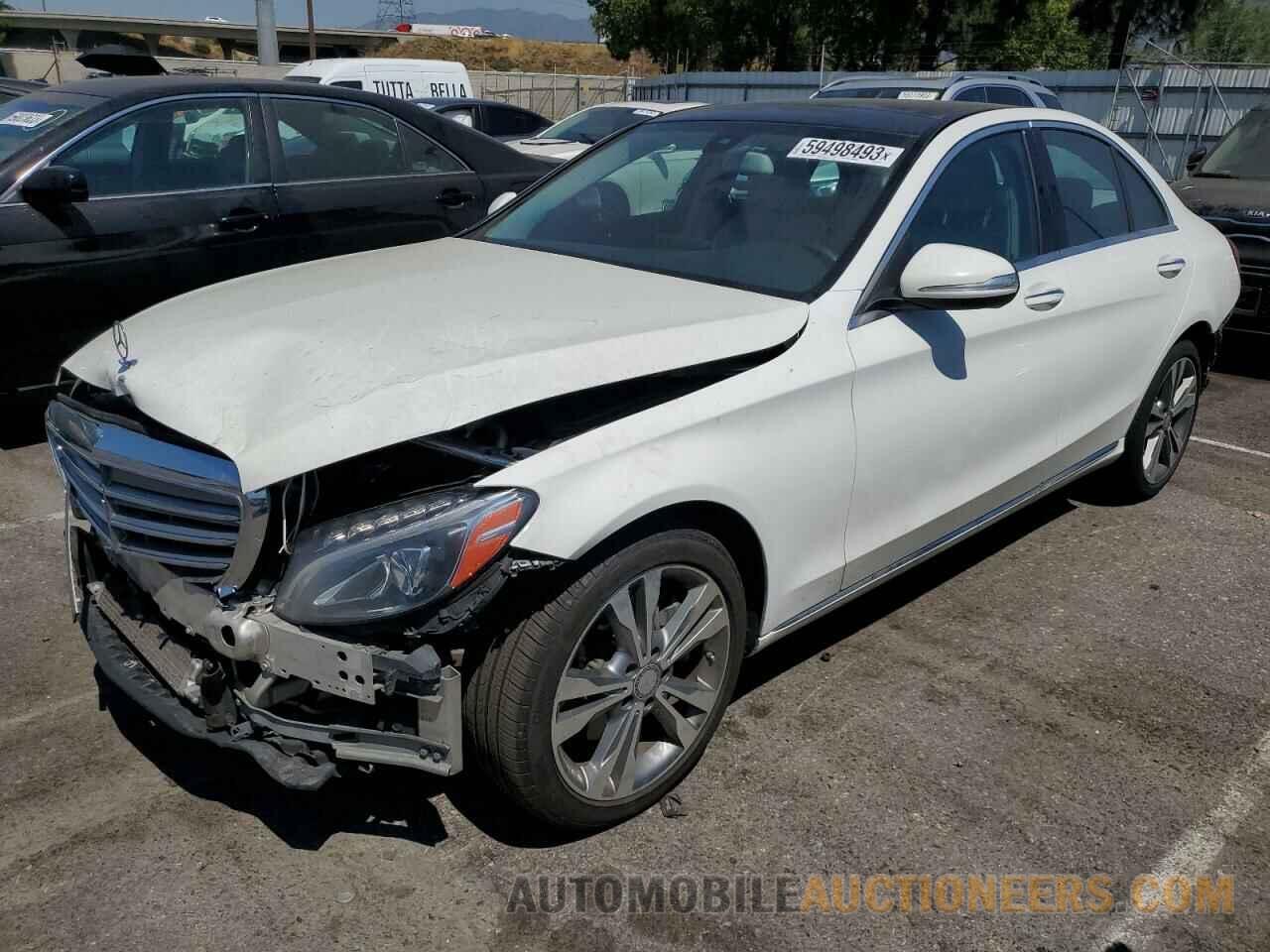 55SWF4JB6FU083183 MERCEDES-BENZ C-CLASS 2015