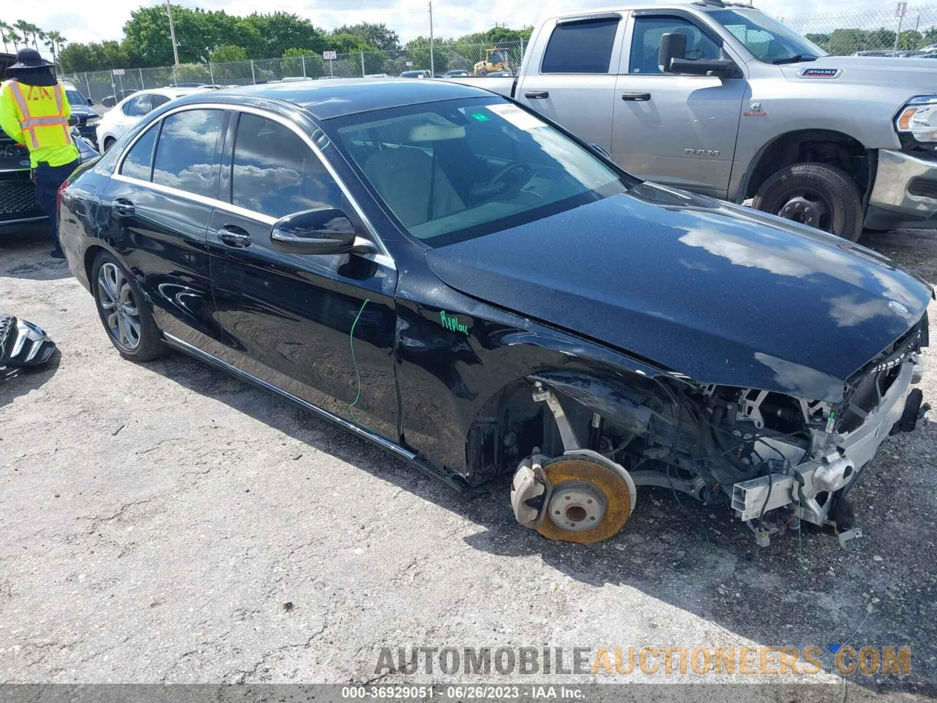 55SWF4JB6GU106933 MERCEDES-BENZ C-CLASS 2016