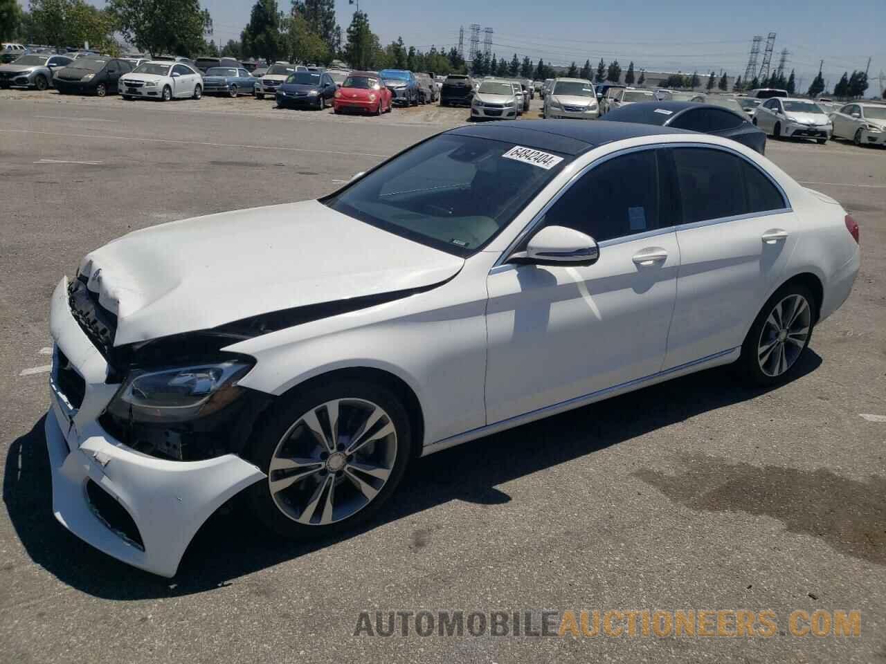 55SWF4JB6GU142833 MERCEDES-BENZ C-CLASS 2016