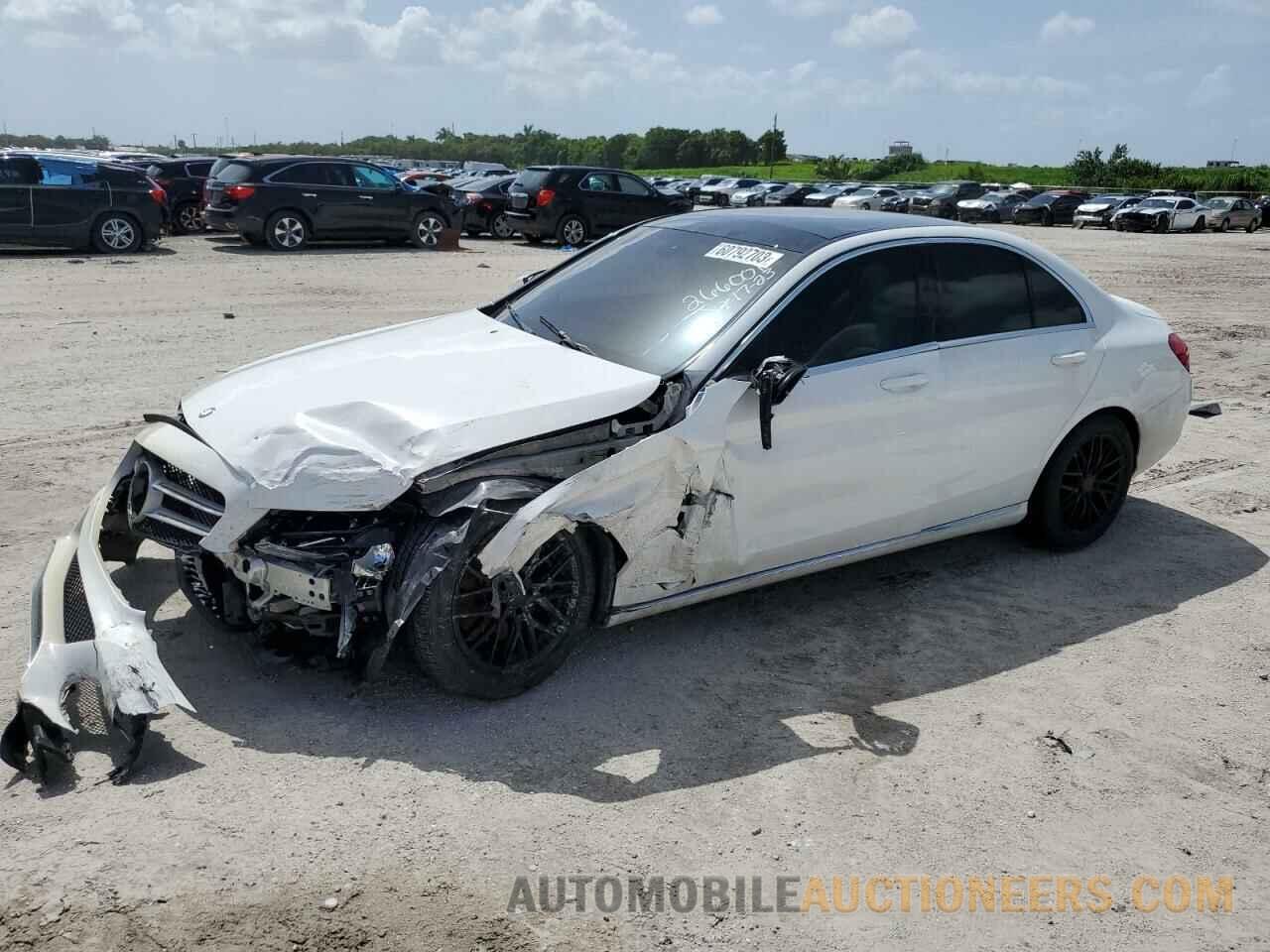 55SWF4JB6HU184887 MERCEDES-BENZ C-CLASS 2017