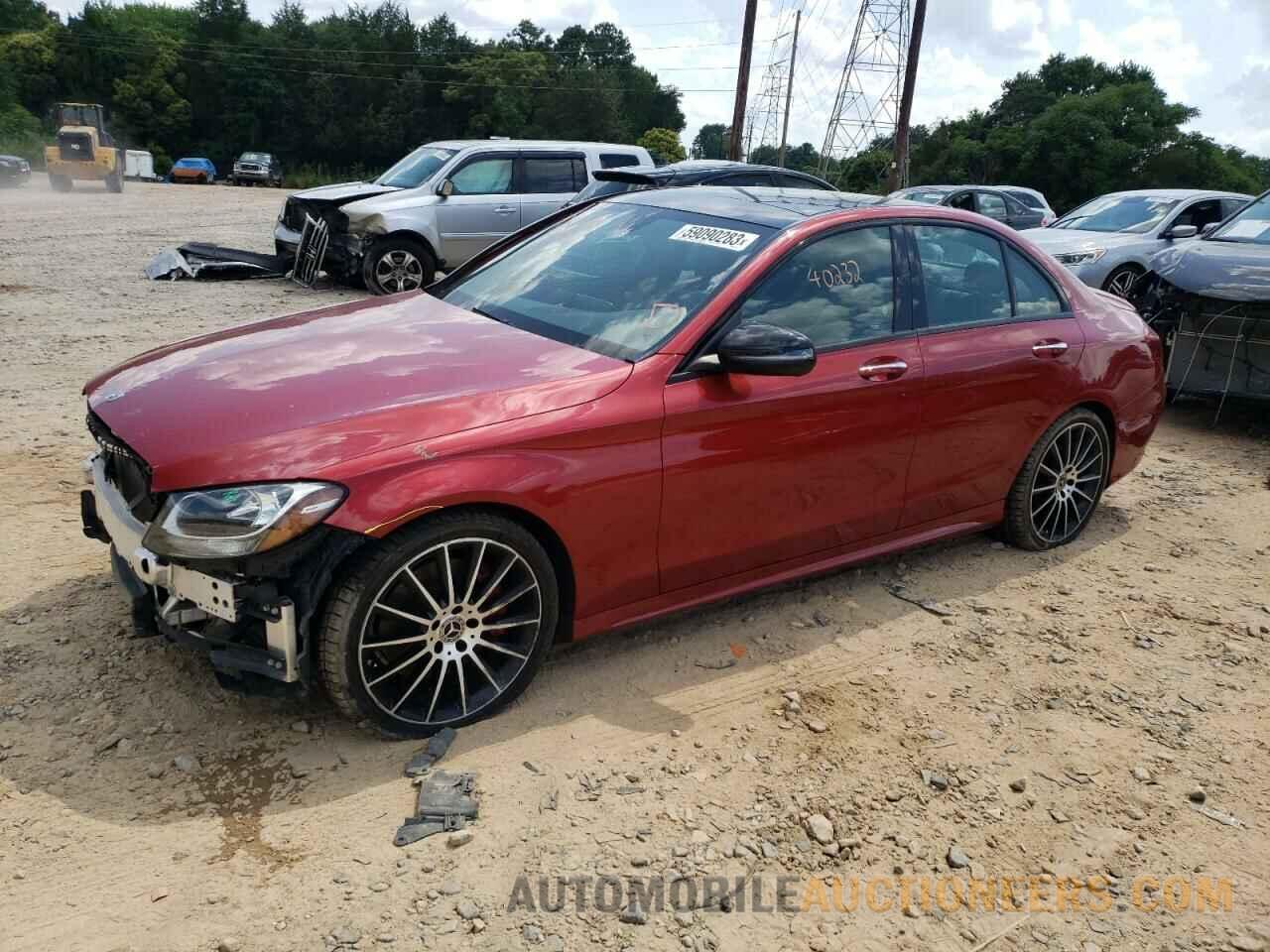 55SWF4JB6JU252501 MERCEDES-BENZ C-CLASS 2018