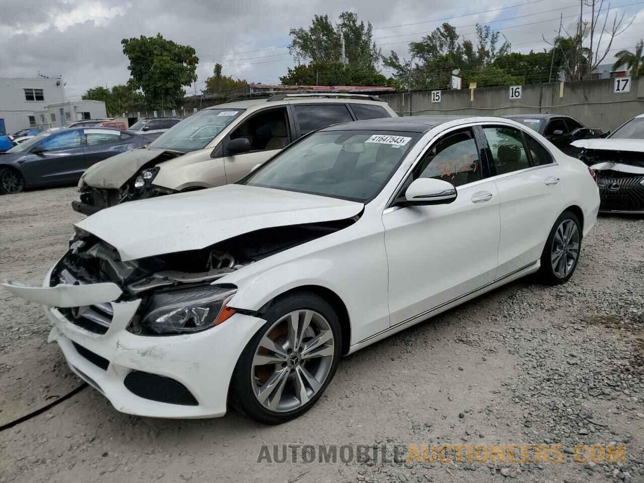 55SWF4JB6JU276328 MERCEDES-BENZ C-CLASS 2018