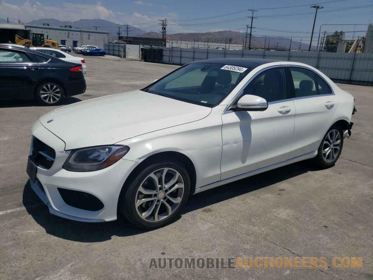 55SWF4JB7FU043940 MERCEDES-BENZ C-CLASS 2015