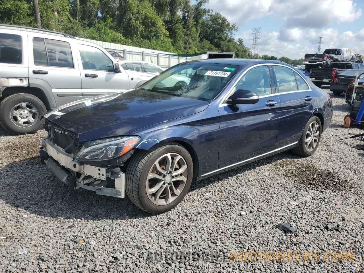 55SWF4JB7FU065128 MERCEDES-BENZ C-CLASS 2015