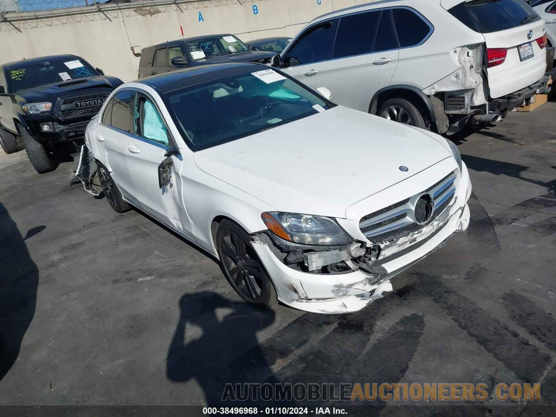 55SWF4JB7FU085704 MERCEDES-BENZ C 2015