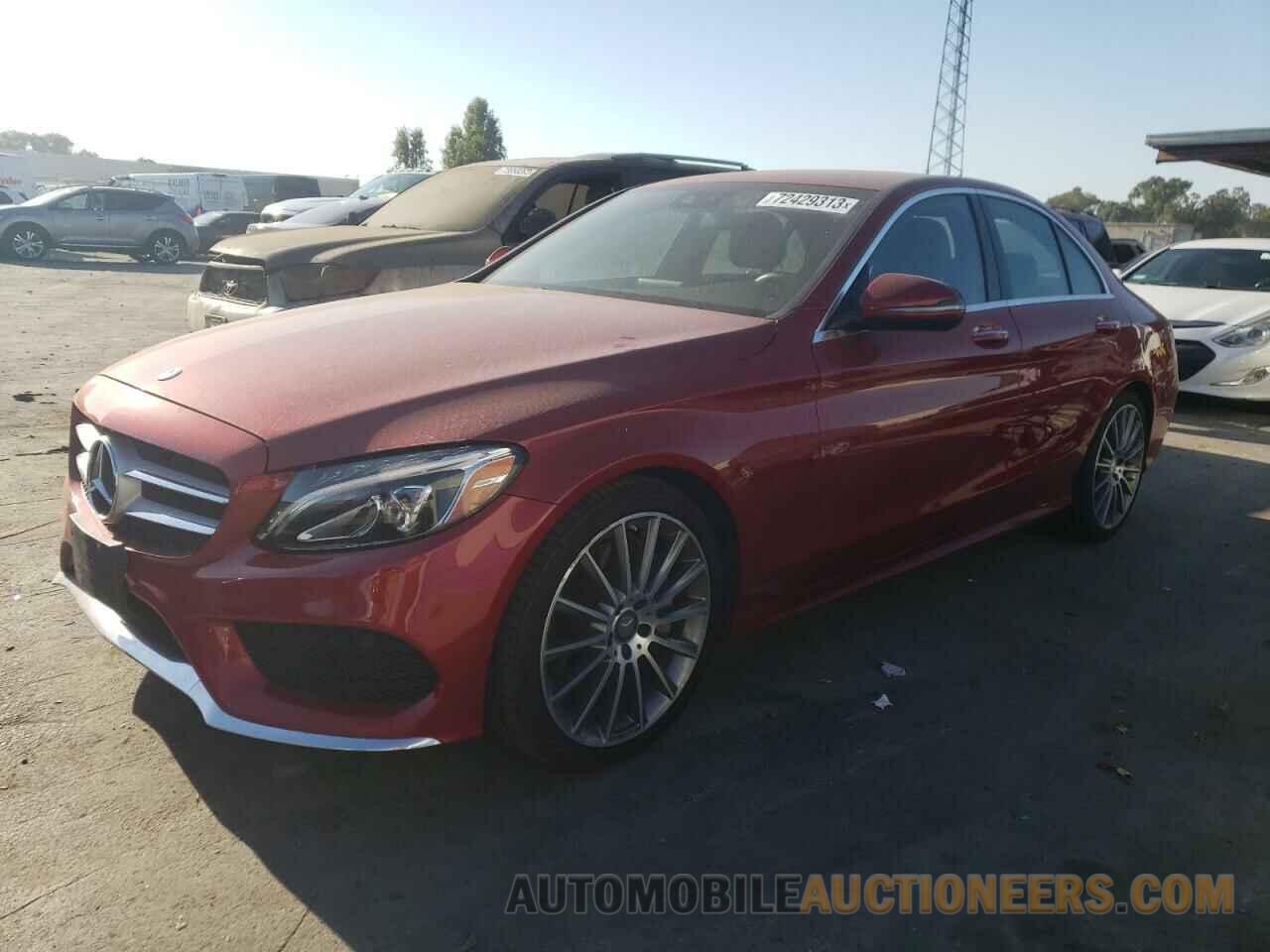 55SWF4JB7GU131596 MERCEDES-BENZ C-CLASS 2016