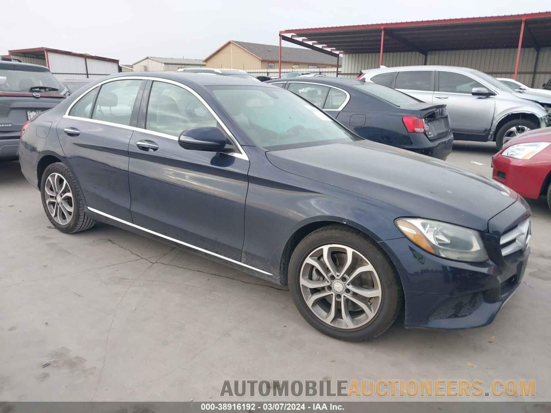 55SWF4JB7GU162637 MERCEDES-BENZ C 300 2016