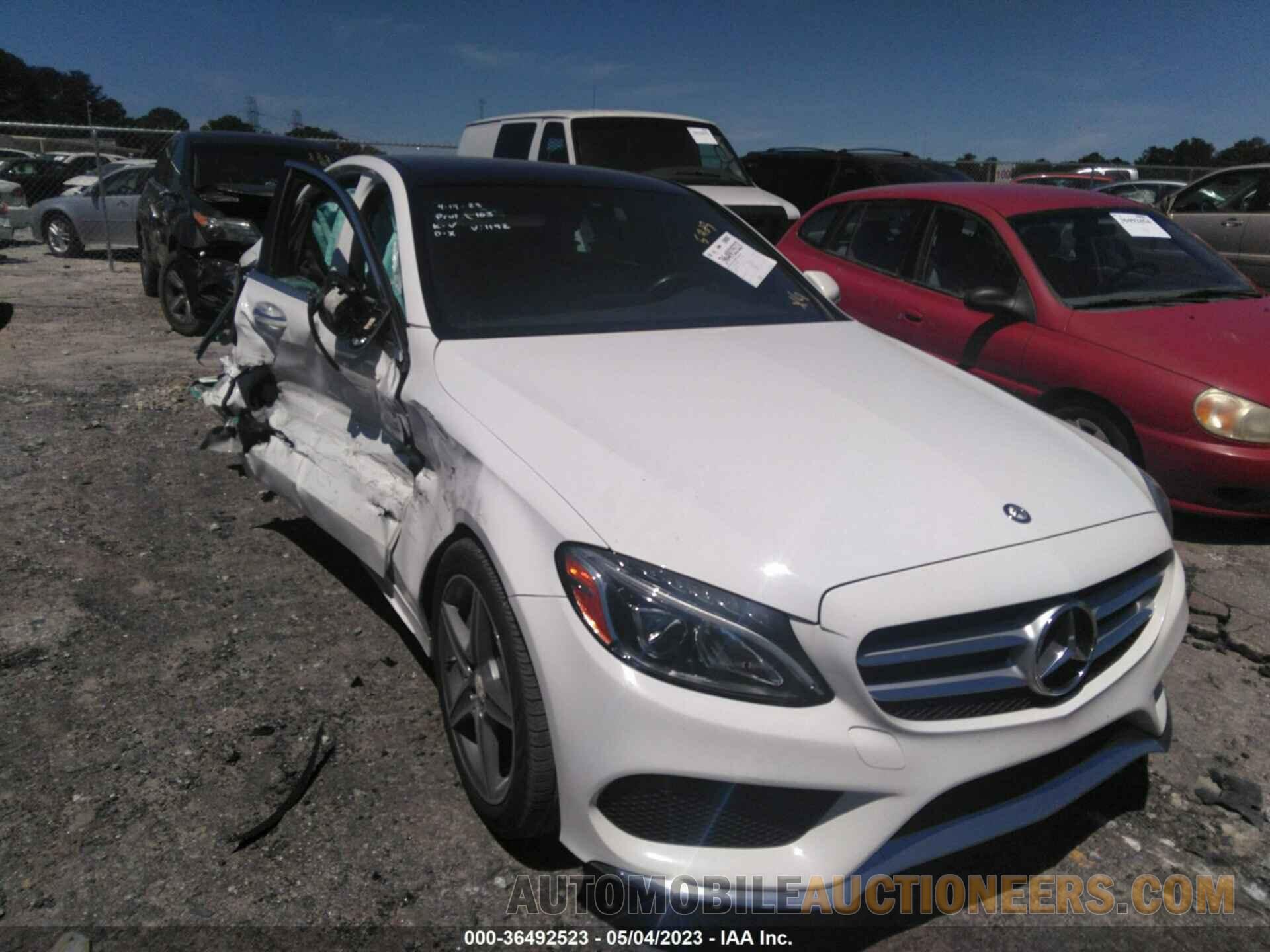 55SWF4JB7GU171192 MERCEDES-BENZ C-CLASS 2016