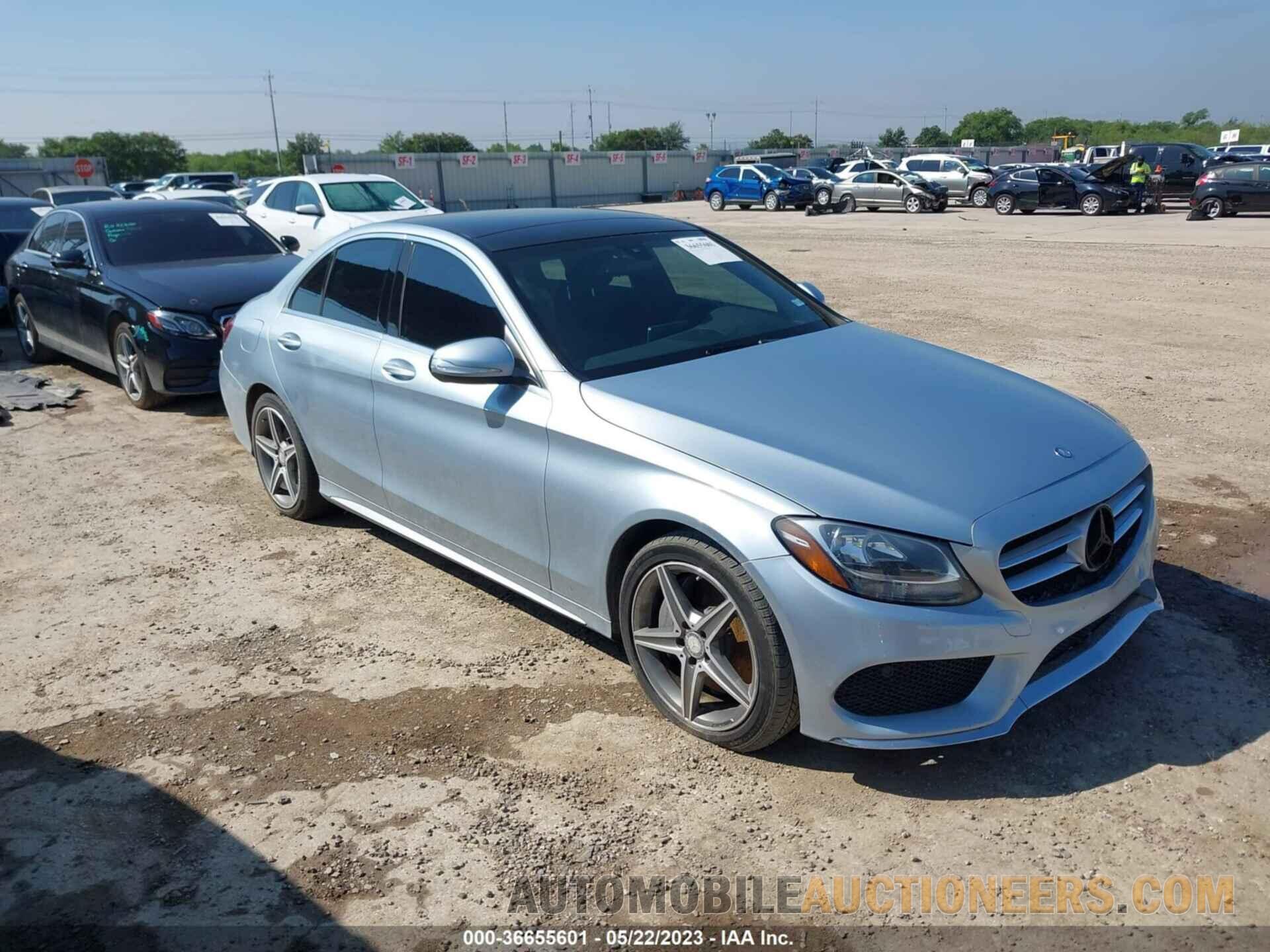 55SWF4JB8FU044904 MERCEDES-BENZ C-CLASS 2015