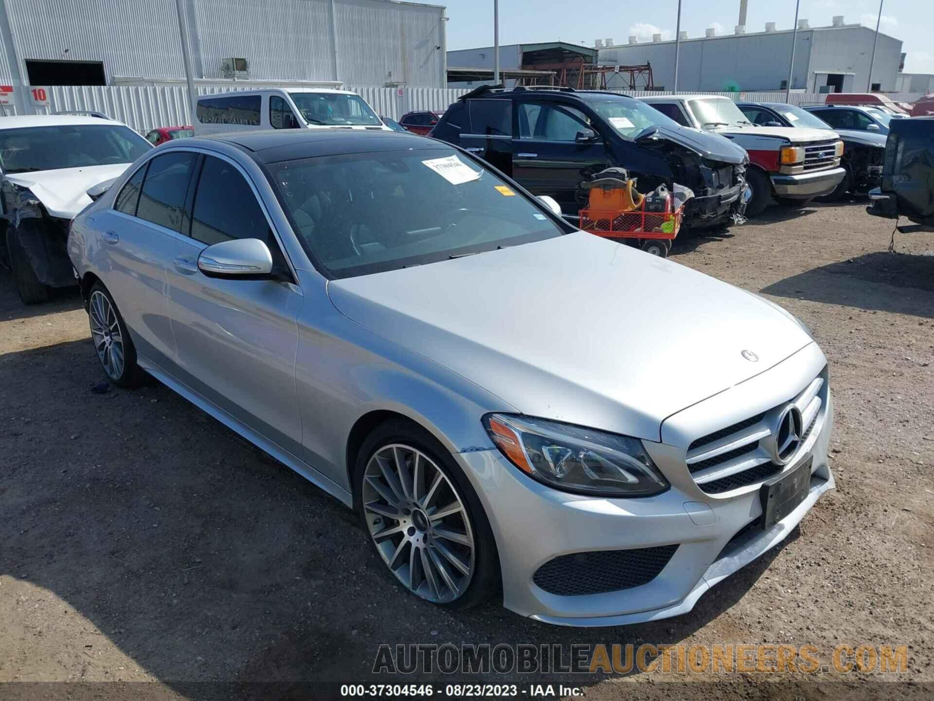 55SWF4JB8FU046412 MERCEDES-BENZ C-CLASS 2015